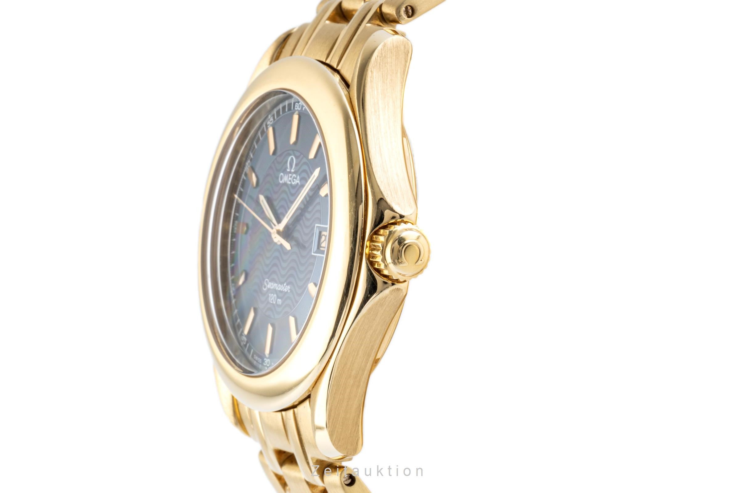 Omega Seamaster oro 18 ct quarzo orologio da uomo 2111.81.00, 196.1501, 168.1501 LP: 26200EUR  [2107542]