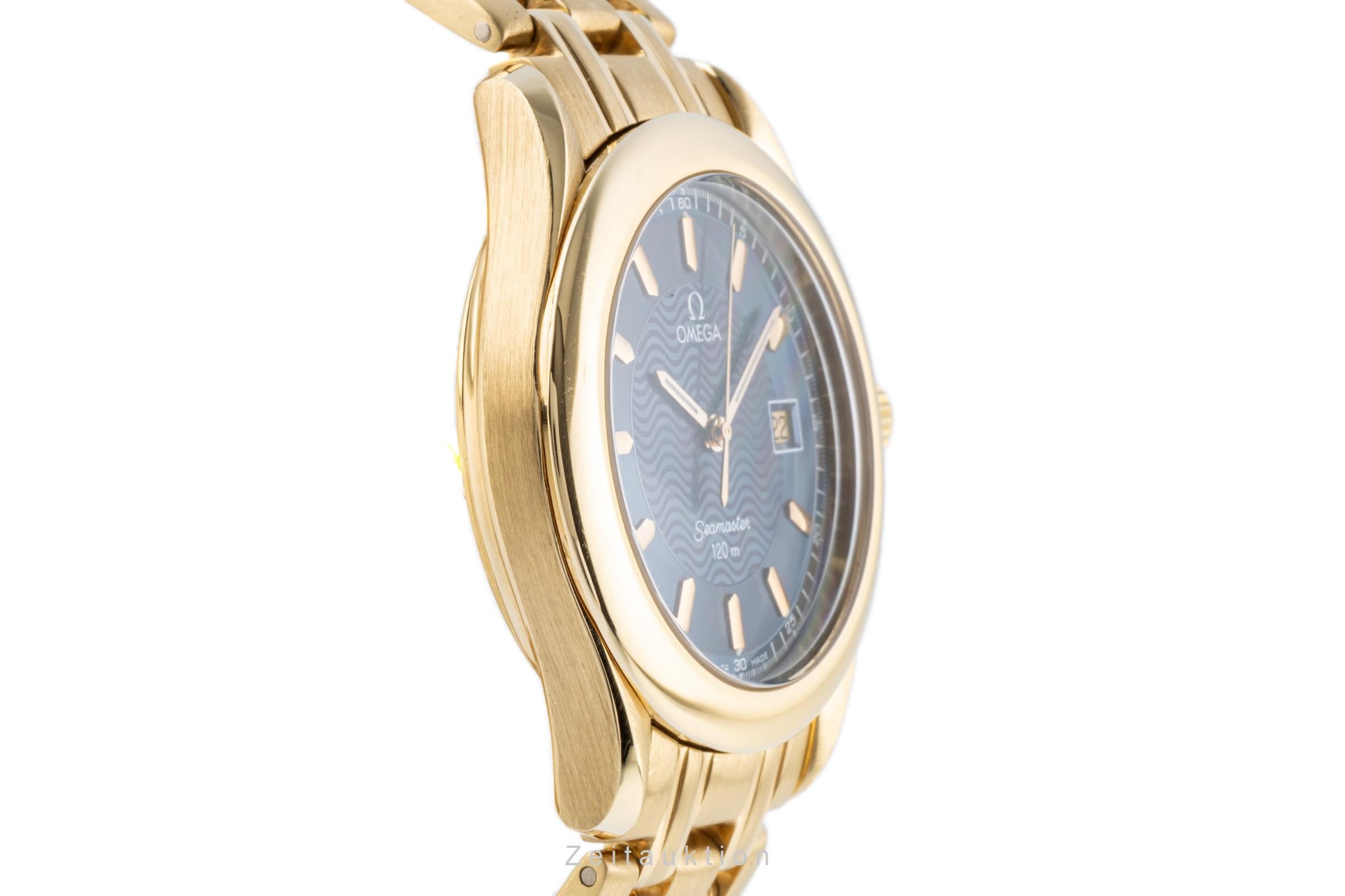 Omega Seamaster oro 18 ct quarzo orologio da uomo 2111.81.00, 196.1501, 168.1501 LP: 26200EUR  [2107542]