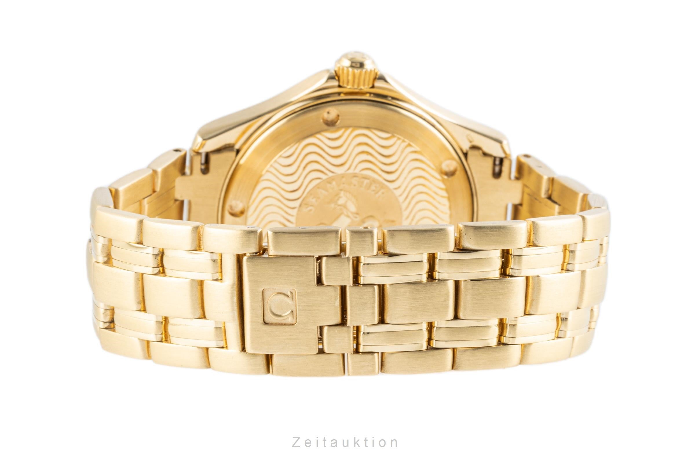 Omega Seamaster oro 18 ct quarzo orologio da uomo 2111.81.00, 196.1501, 168.1501 LP: 26200EUR  [2107542]