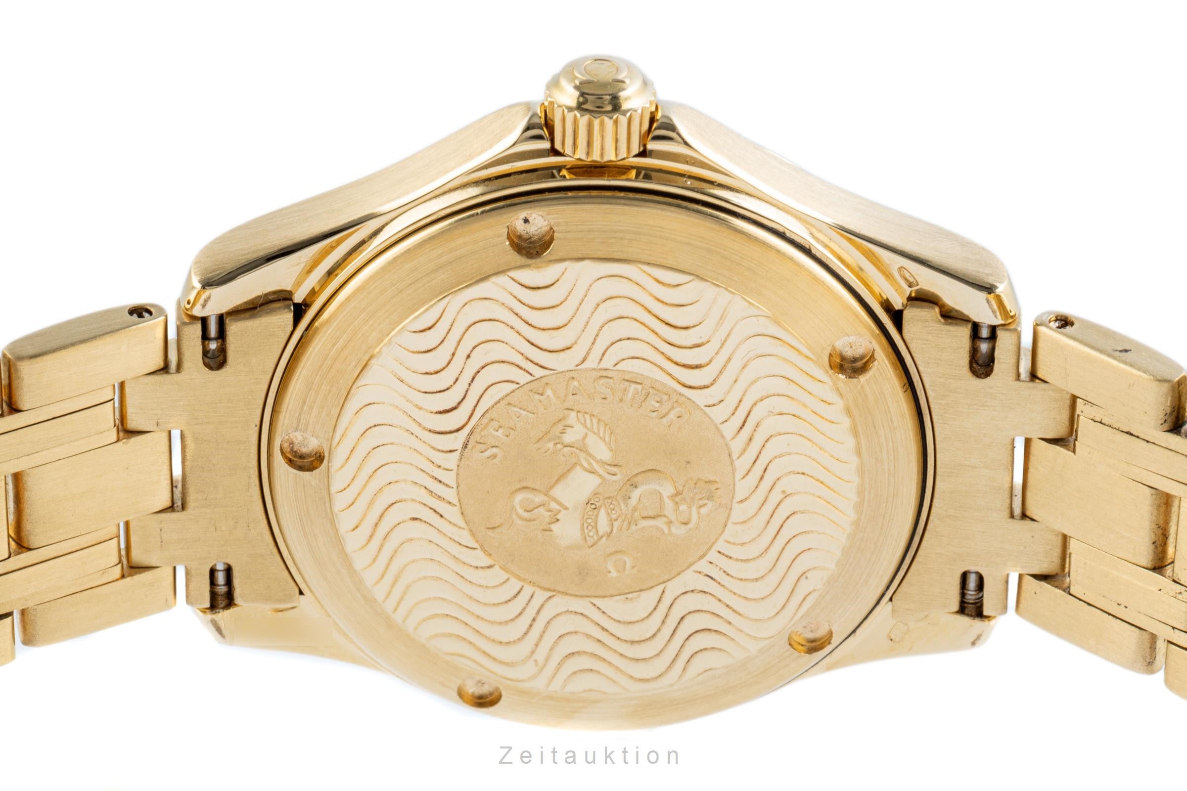 Omega Seamaster 18 ct gold quartz Kal. 1438 Ref. 2111.81.00