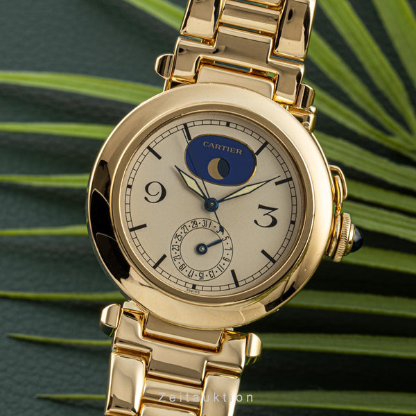 Cartier Pasha 18 ct gold quartz men's watch 1990  [2107545]