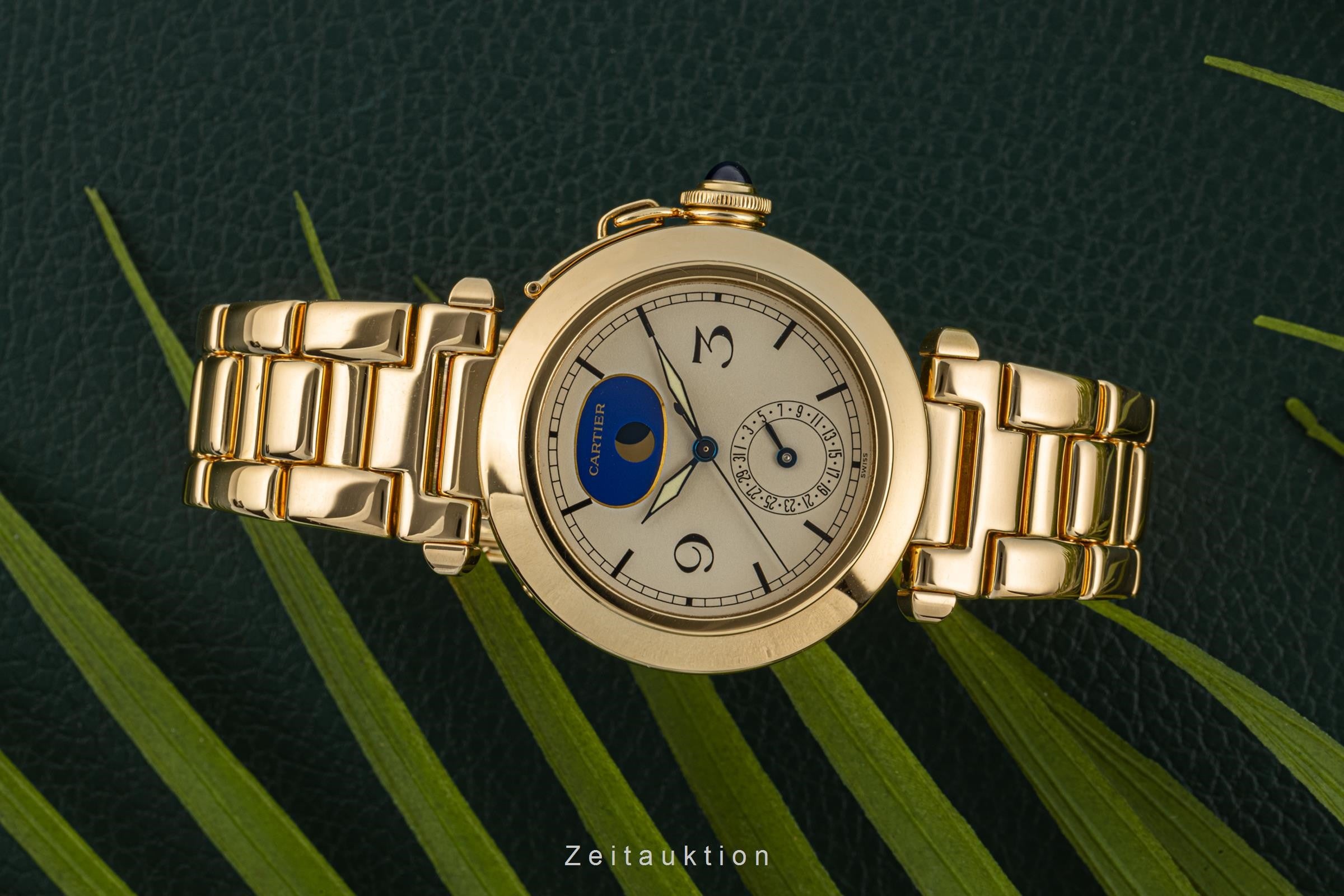 Cartier Pasha 18 ct gold quartz men's watch 1990  [2107545]