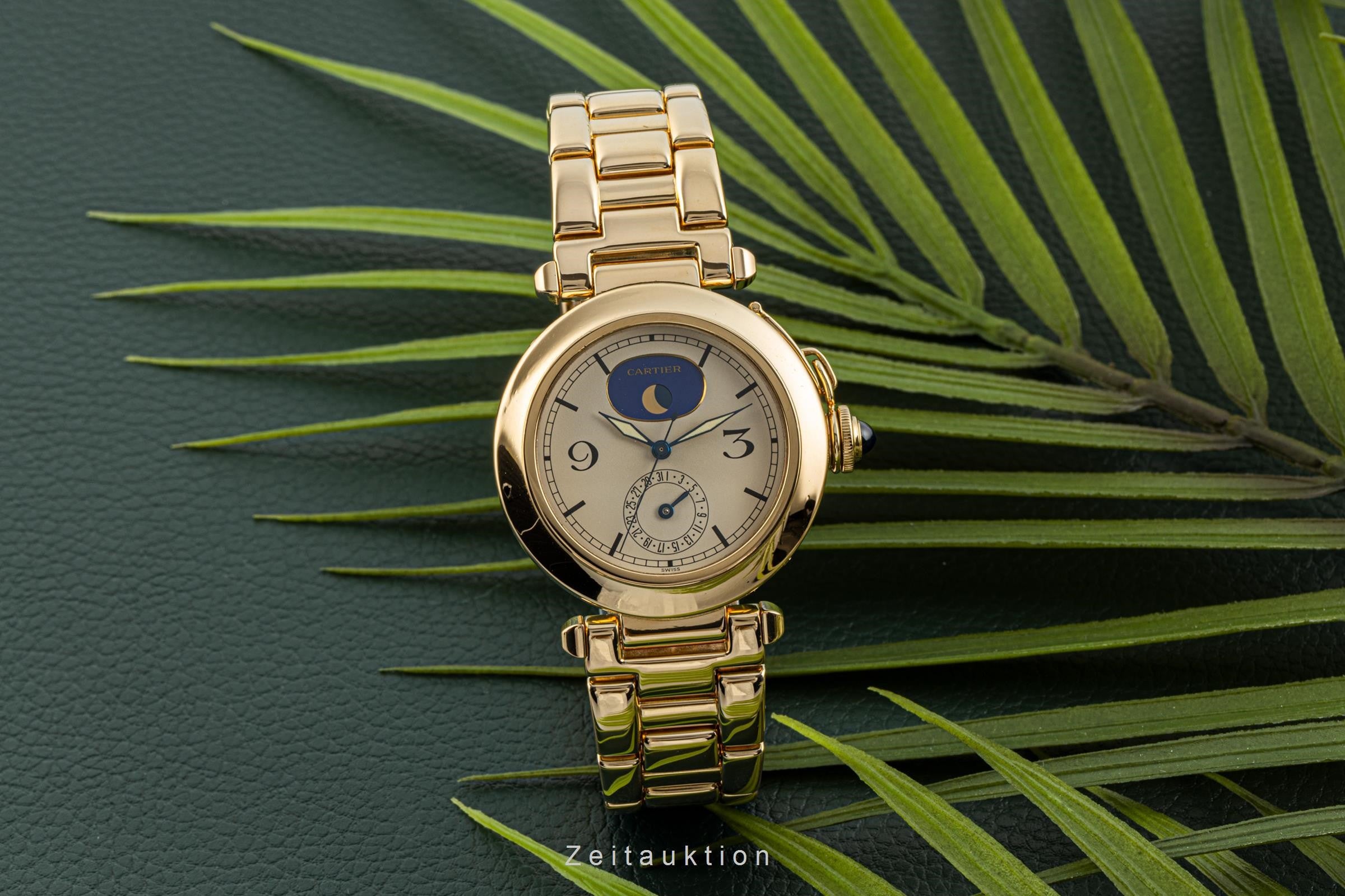 Cartier Pasha 18 ct gold quartz men's watch 1990  [2107545]