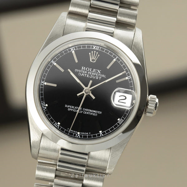 Rolex Datejust platino automático reloj para damas  68246  [2107562]