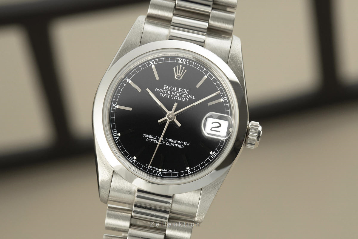 Rolex Datejust platinium automatic women's watch 68246  [2107562]