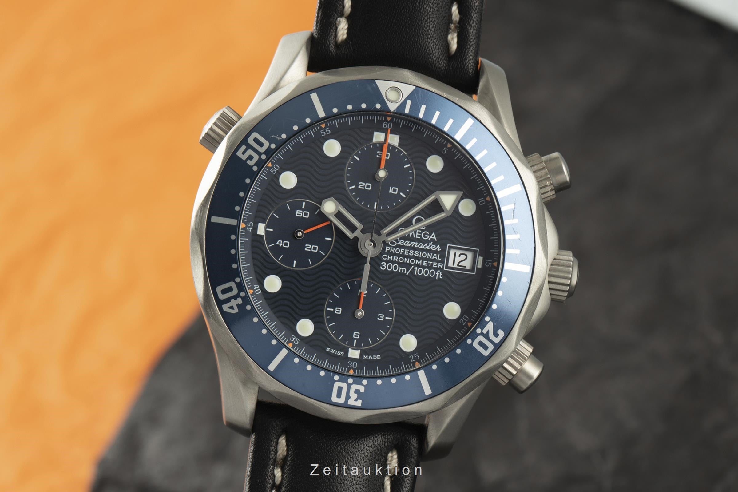 Omega Seamaster chronograph titanium automatic men's watch 2298.80.00  [2107642]