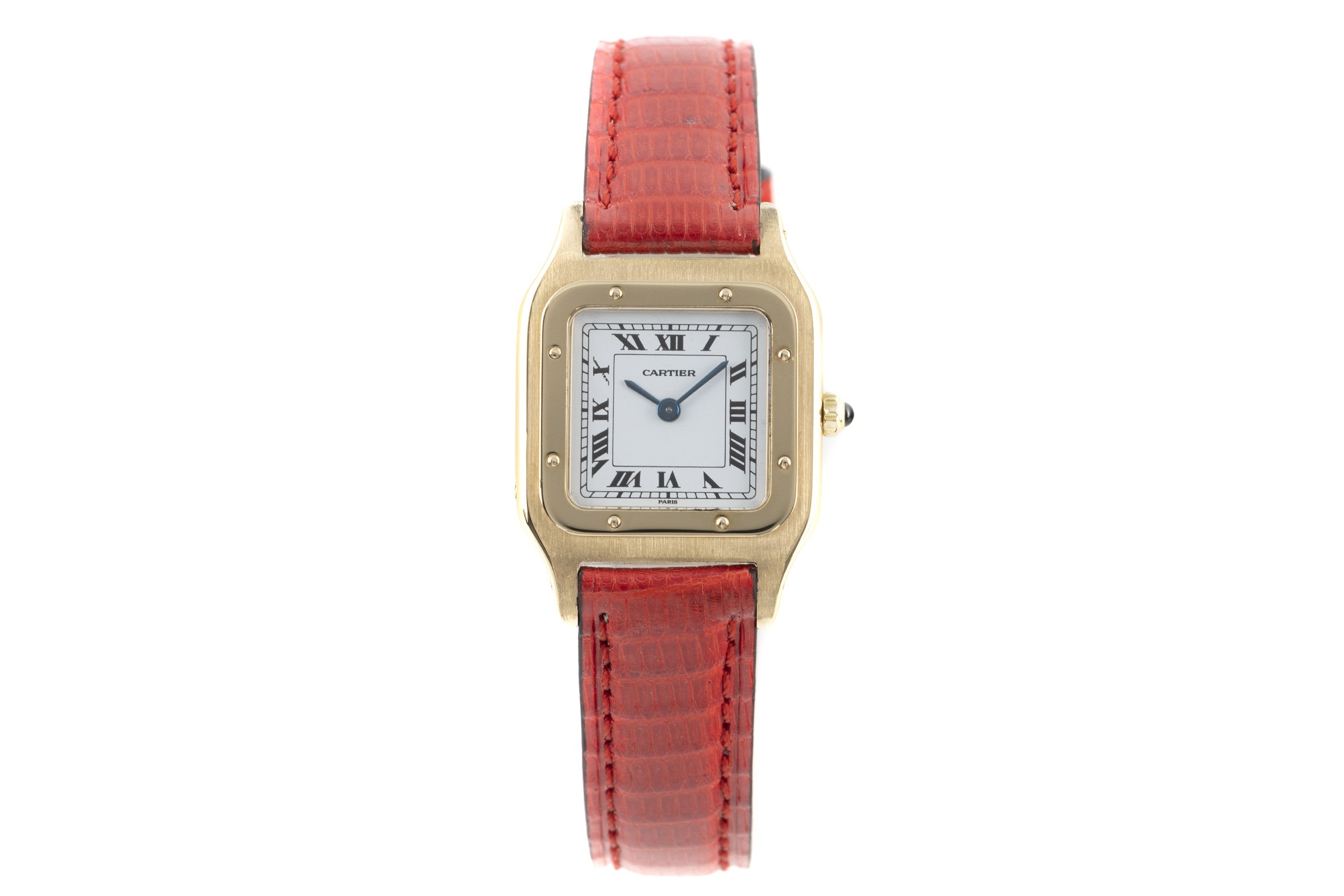 Cartier Santos Dumont oro 18 ct carica manuale orologio da donna 9605 LP: 10200EUR  [2107704]