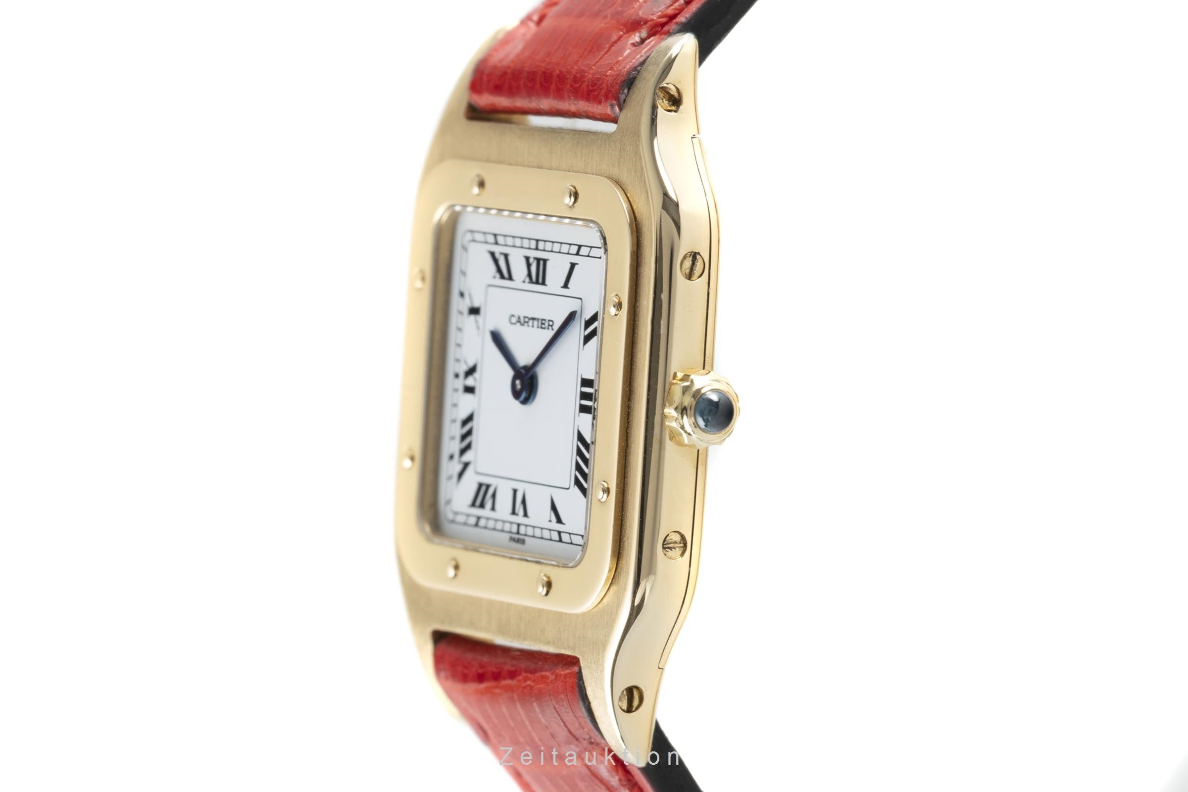 Cartier Santos Dumont oro 18 ct carica manuale orologio da donna 9605 LP: 10200EUR  [2107704]