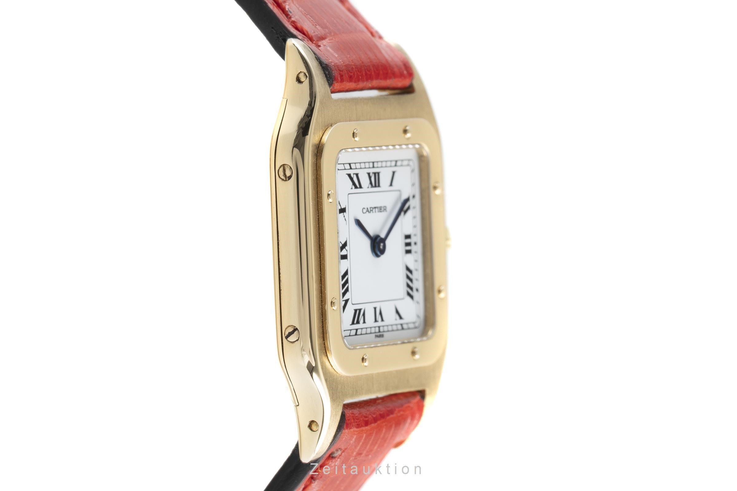 Cartier Santos Dumont oro 18 ct carica manuale orologio da donna 9605 LP: 10200EUR  [2107704]