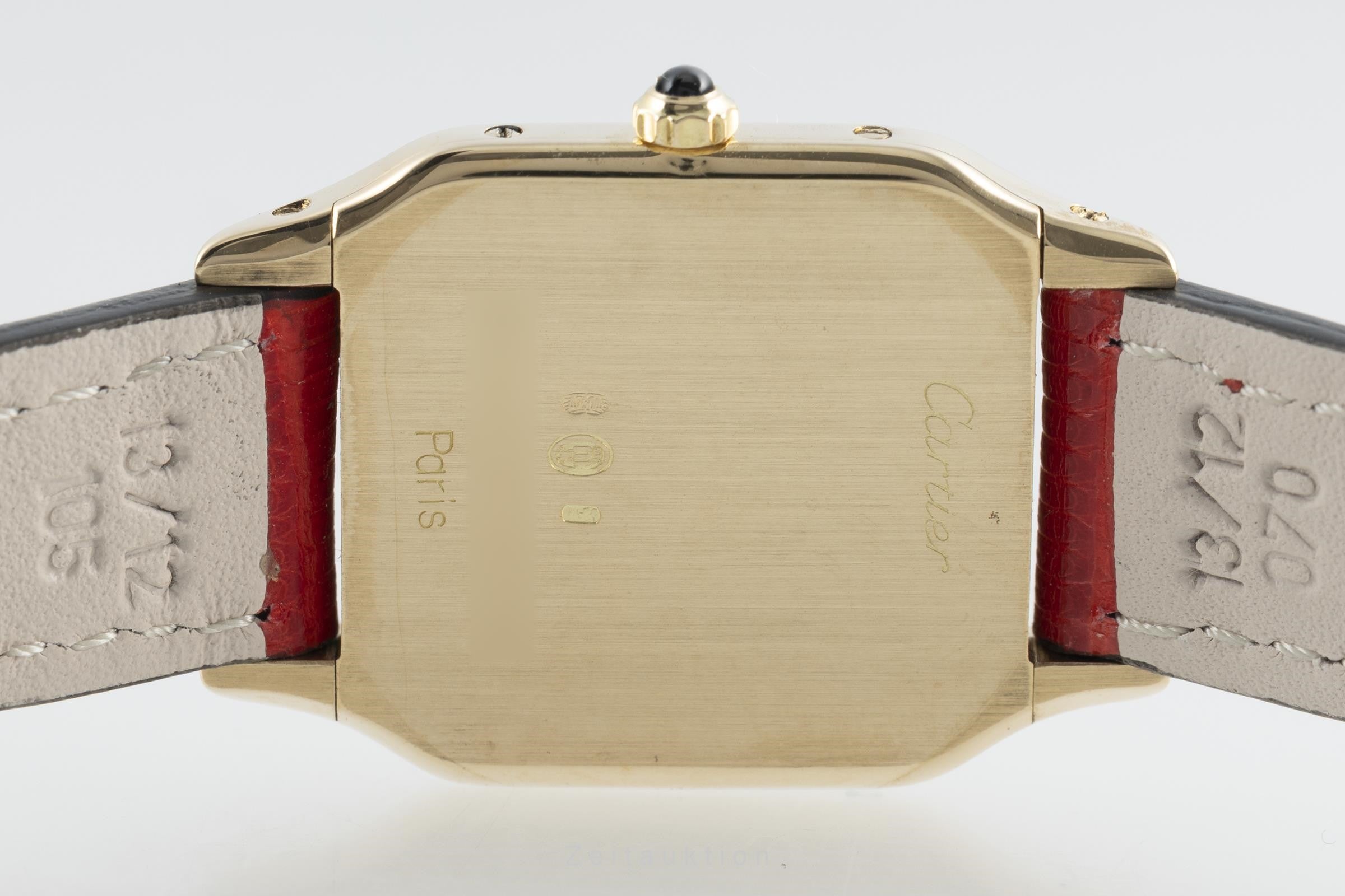 Cartier Santos Dumont oro 18 ct carica manuale orologio da donna 9605 LP: 10200EUR  [2107704]