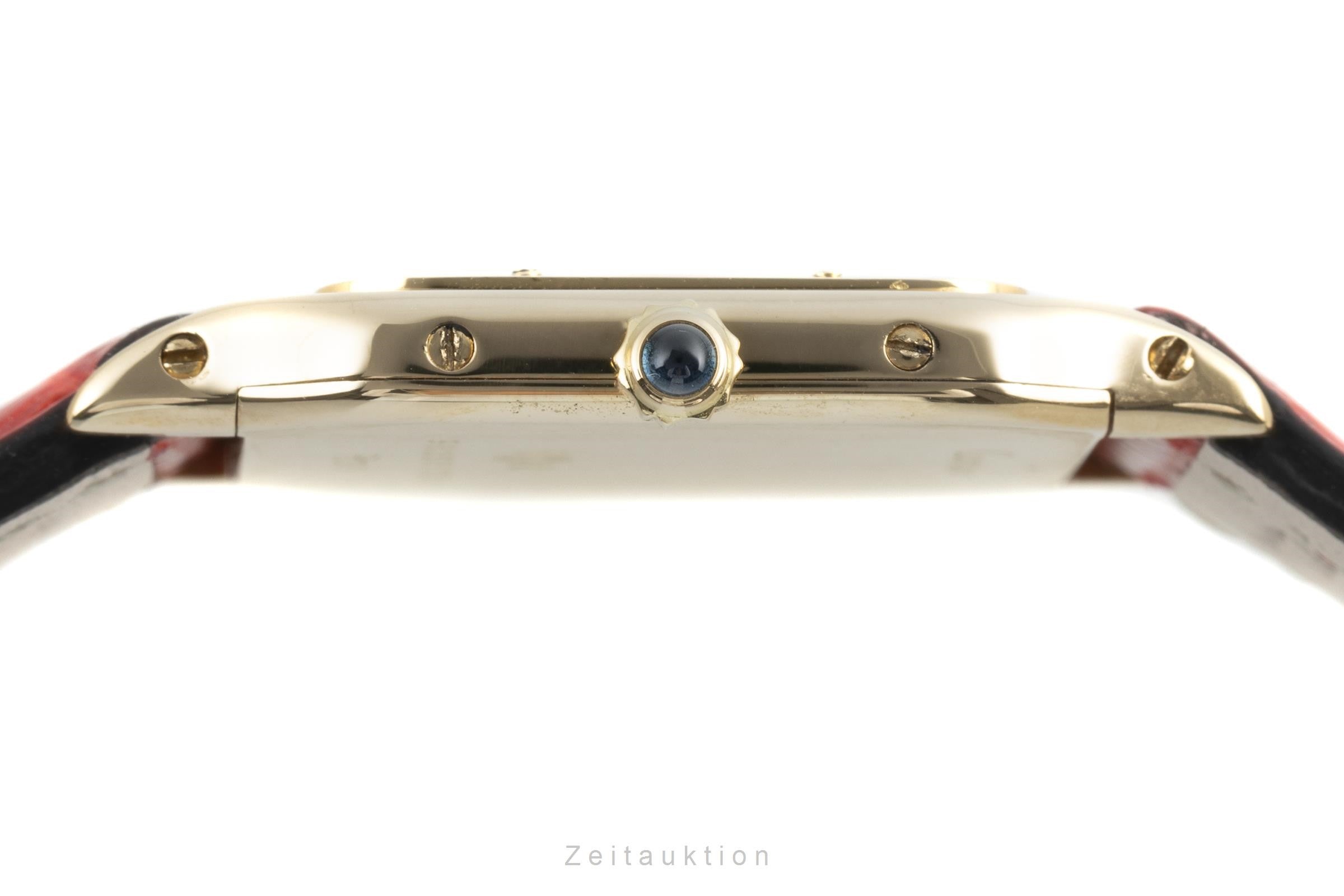 Cartier Santos Dumont oro 18 ct carica manuale orologio da donna 9605 LP: 10200EUR  [2107704]