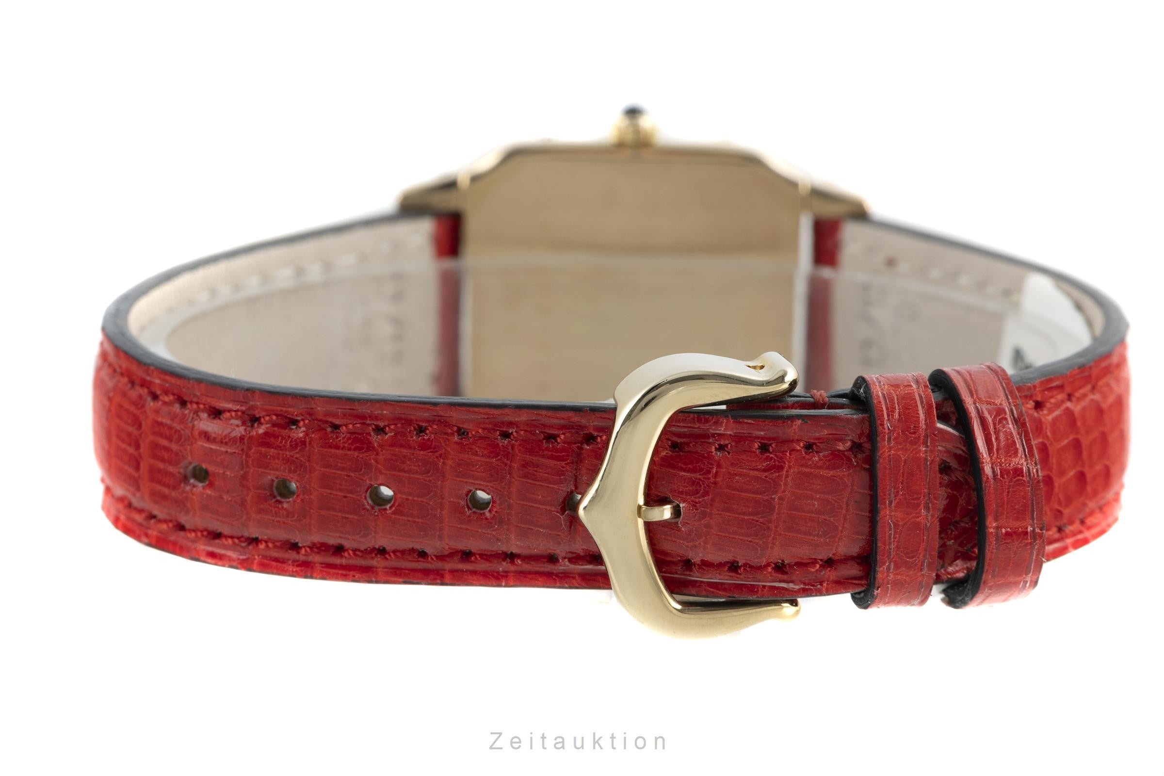 Cartier Santos Dumont oro 18 ct carica manuale orologio da donna 9605 LP: 10200EUR  [2107704]