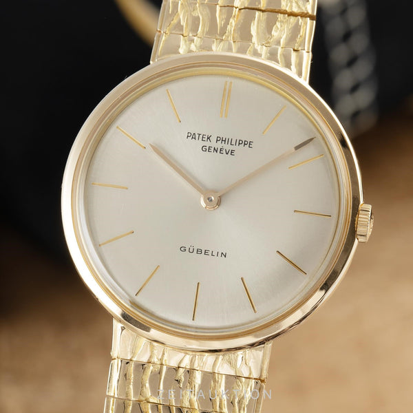 Patek Philippe Calatrava or 18 ct à remontage manuel montre pour hommes 3416 Vintage  [2107716]