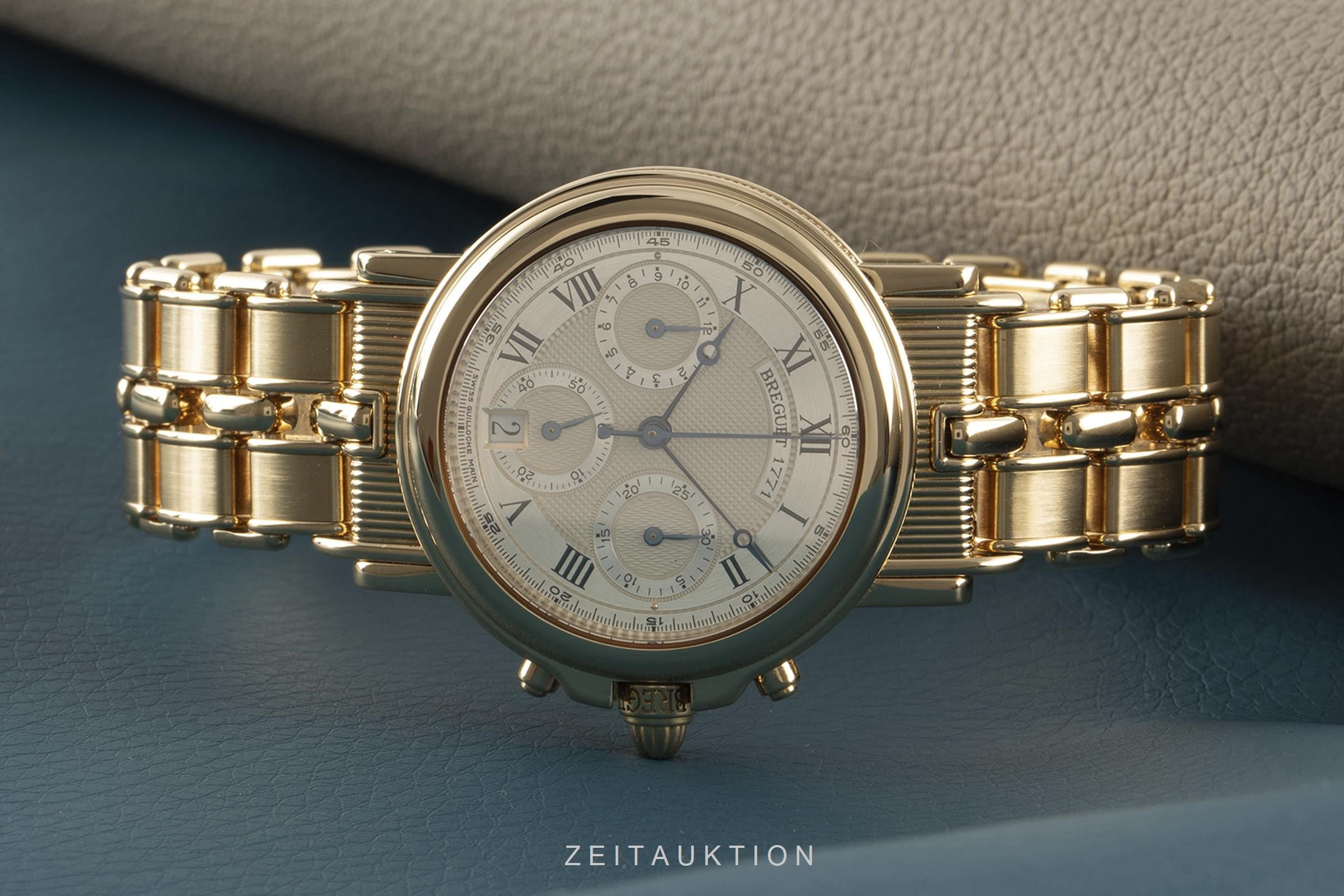 Breguet Marine chronograph 18 ct gold automatic men's watch 3460BA/12/A90  [2107789]