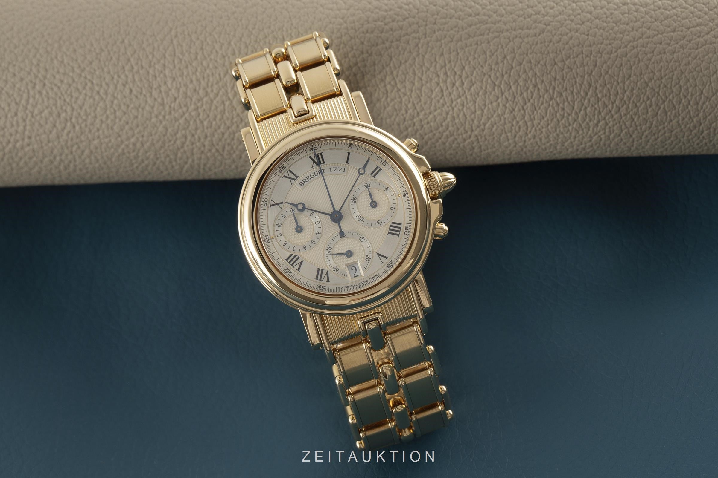 Breguet Marine chronograph 18 ct gold automatic men's watch 3460BA/12/A90  [2107789]