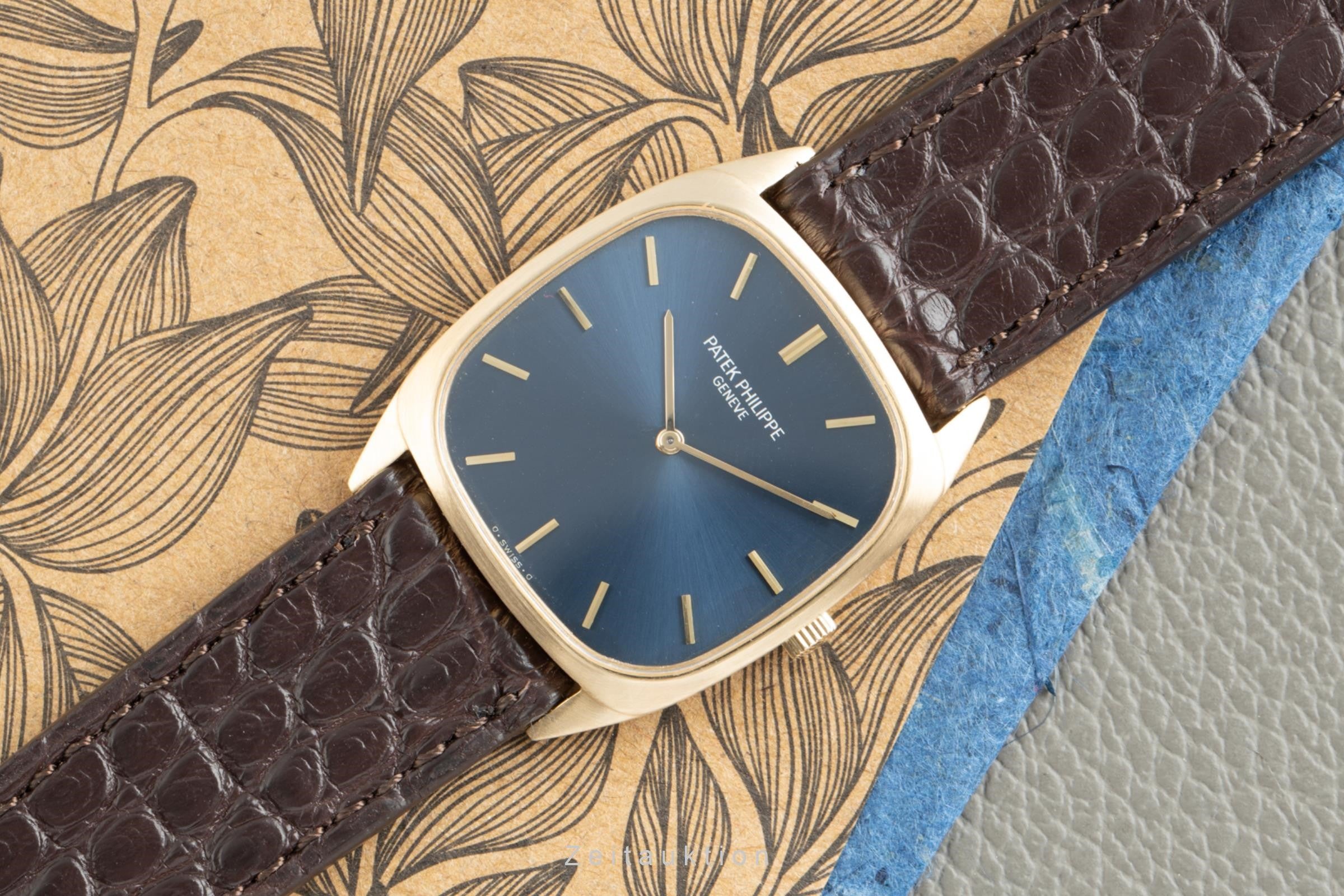 Patek Philippe Ellipse "Sigma Dial" 18K Gold Handaufzug Herrenuhr Ref. 3566 [2107872]