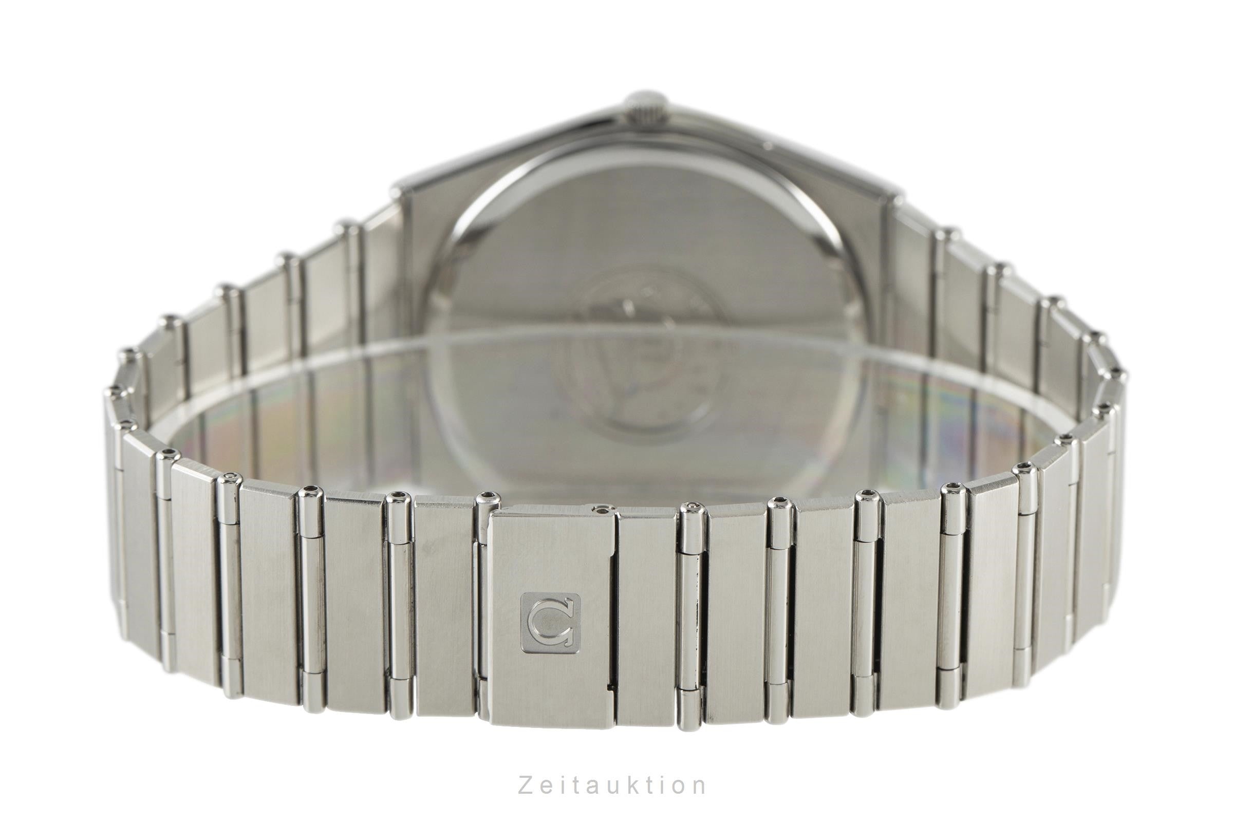 Omega Constellation acciaio / oro quarzo orologio da uomo 196.0147, 396.0879  [2107945]