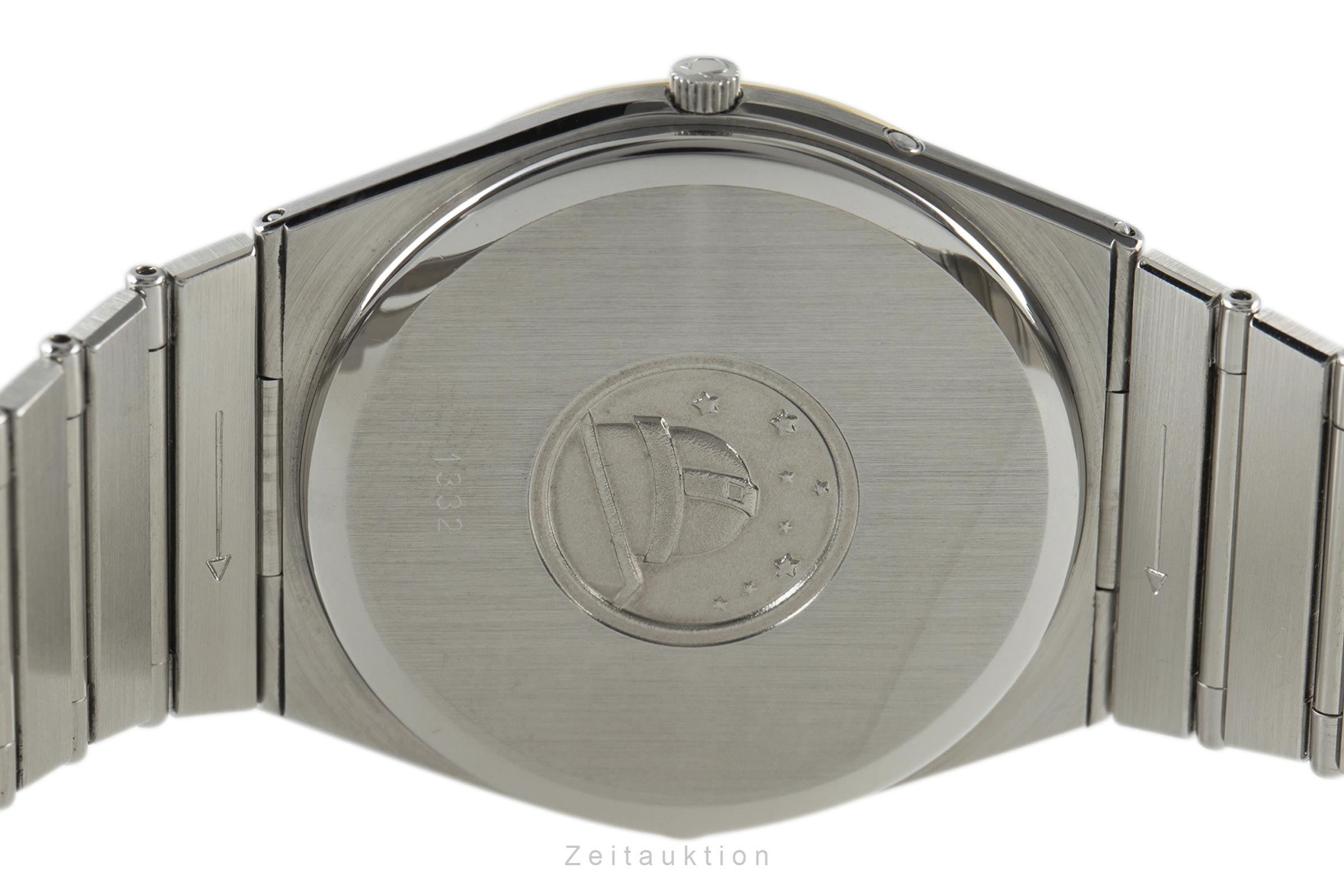 Omega Constellation acciaio / oro quarzo orologio da uomo 196.0147, 396.0879  [2107945]