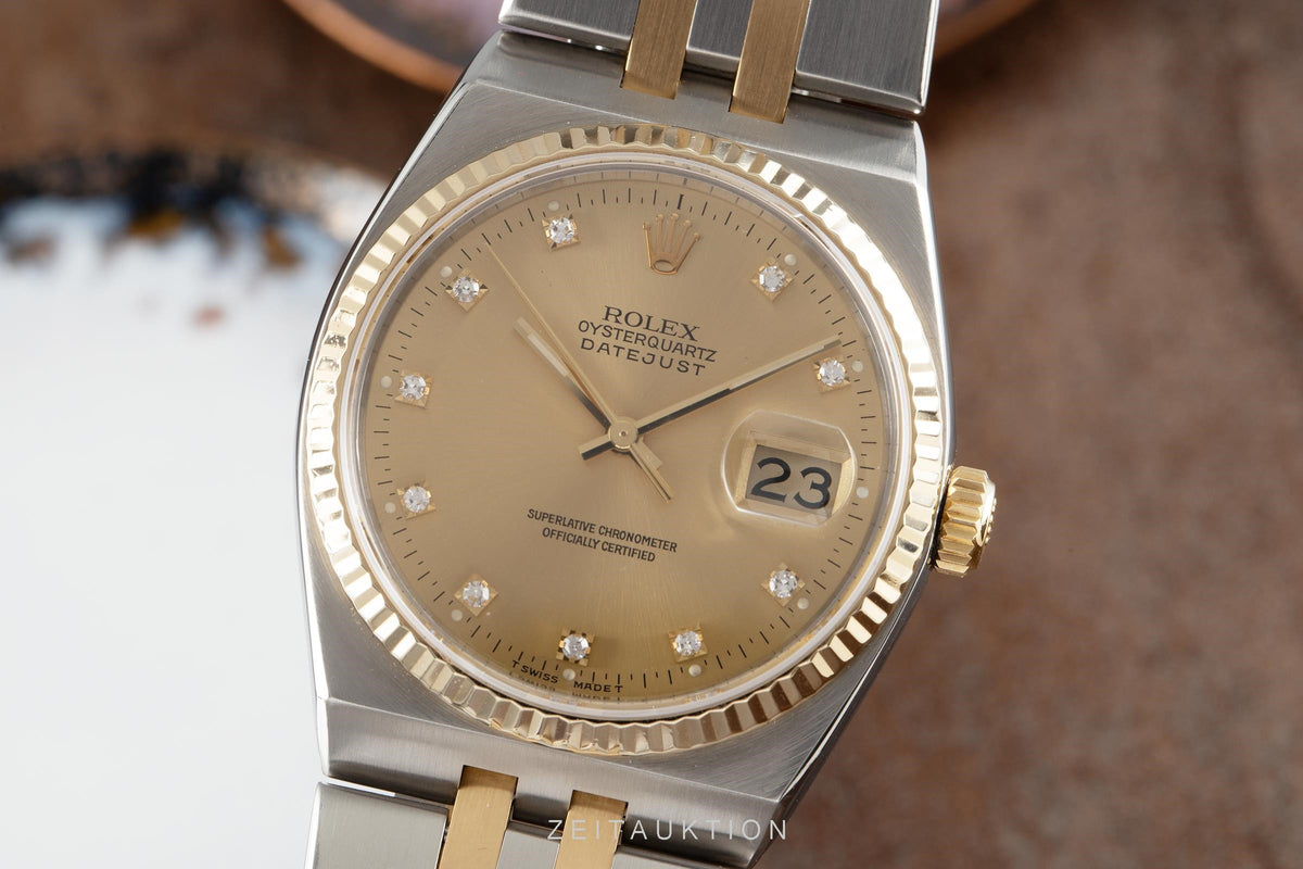 Rolex Oysterquartz steel / gold quartz men's watch 17013  [2107947]