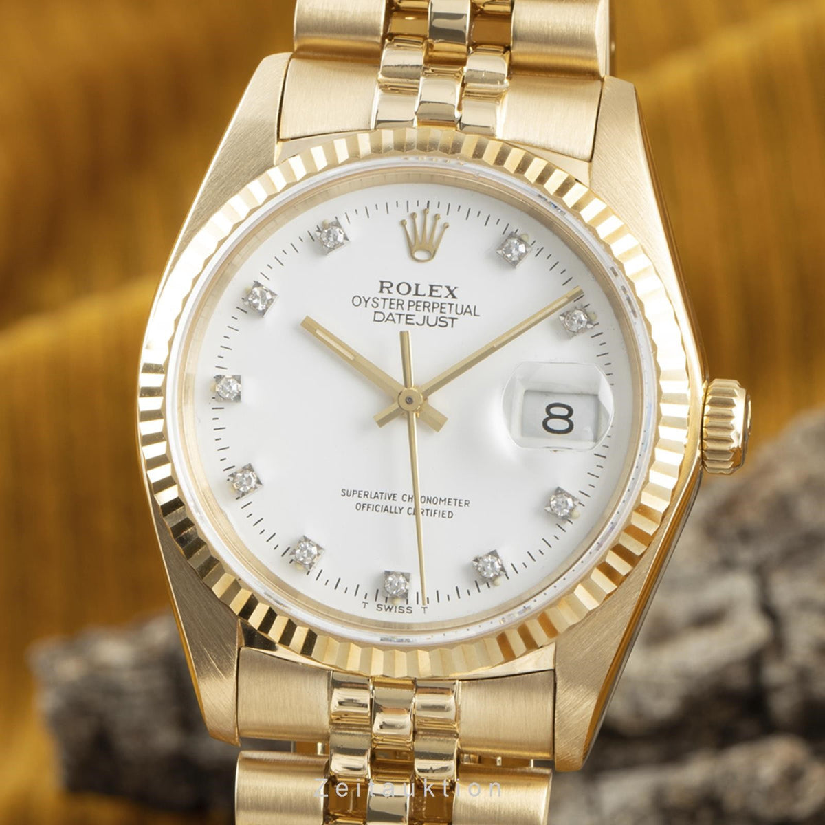 Rolex Datejust oro de 18 quilates automático 3035 16018
