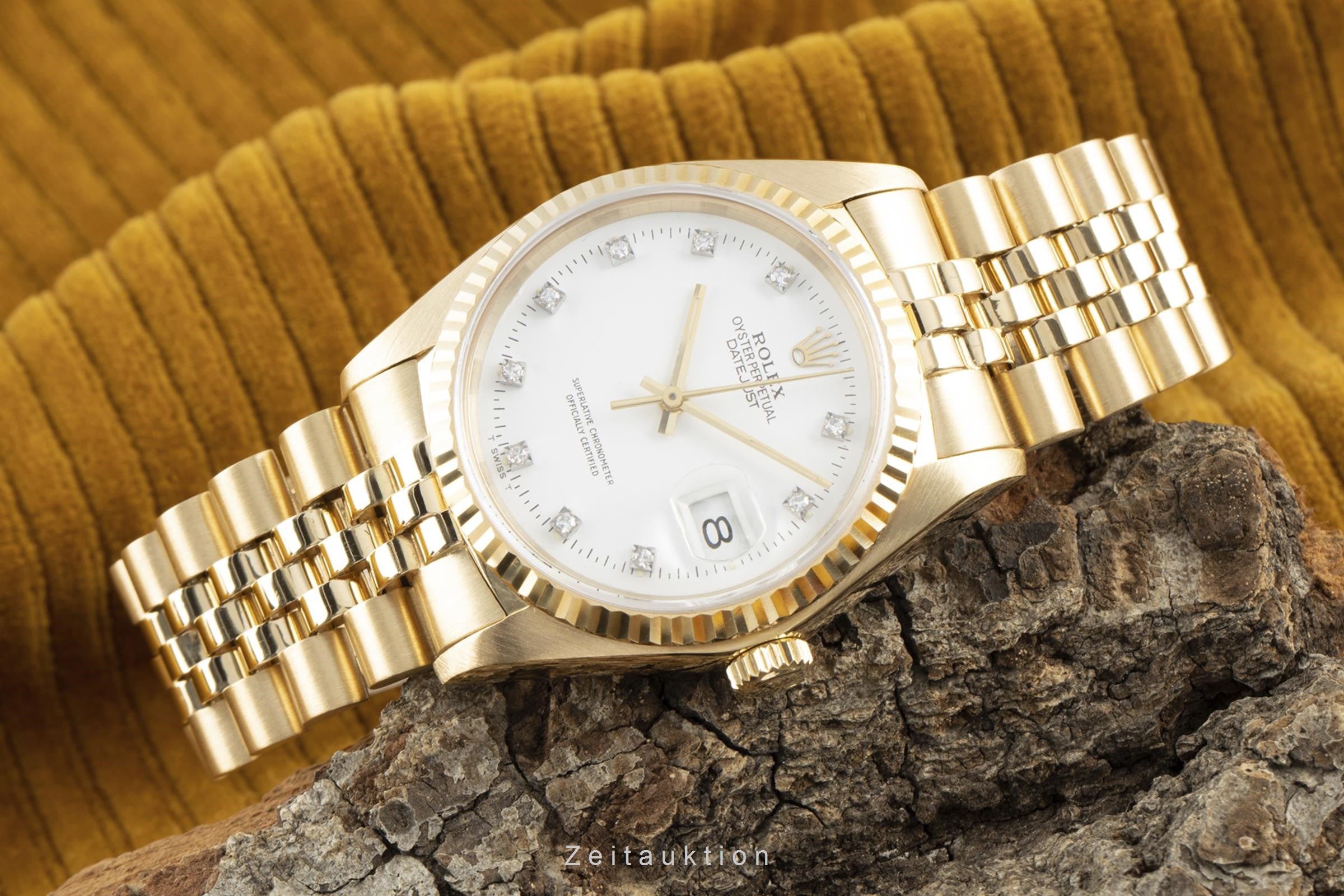 Rolex Datejust oro de 18 quilates automático 3035 16018
