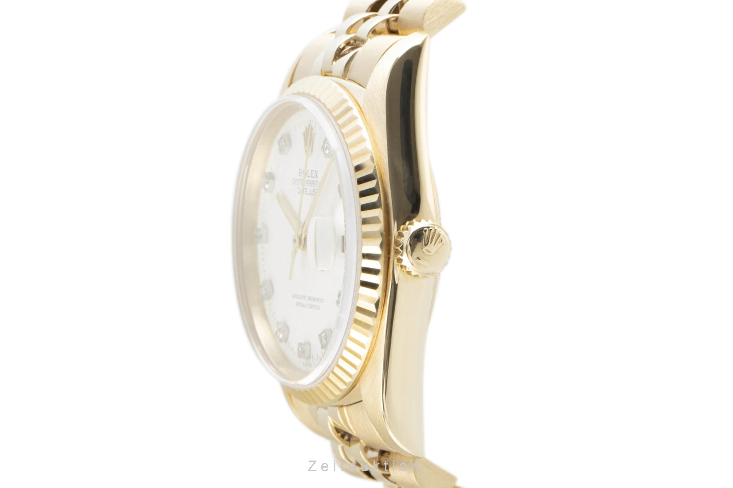 Rolex Datejust oro de 18 quilates automático reloj para caballeros 16018  [2108007]