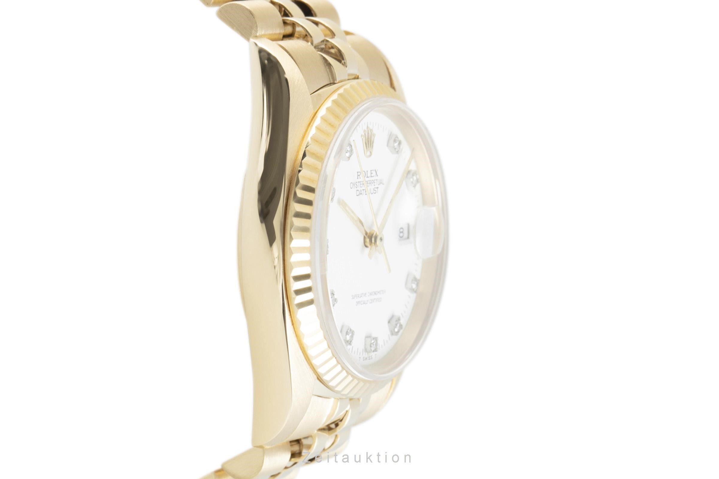 Rolex Datejust oro de 18 quilates automático reloj para caballeros 16018  [2108007]