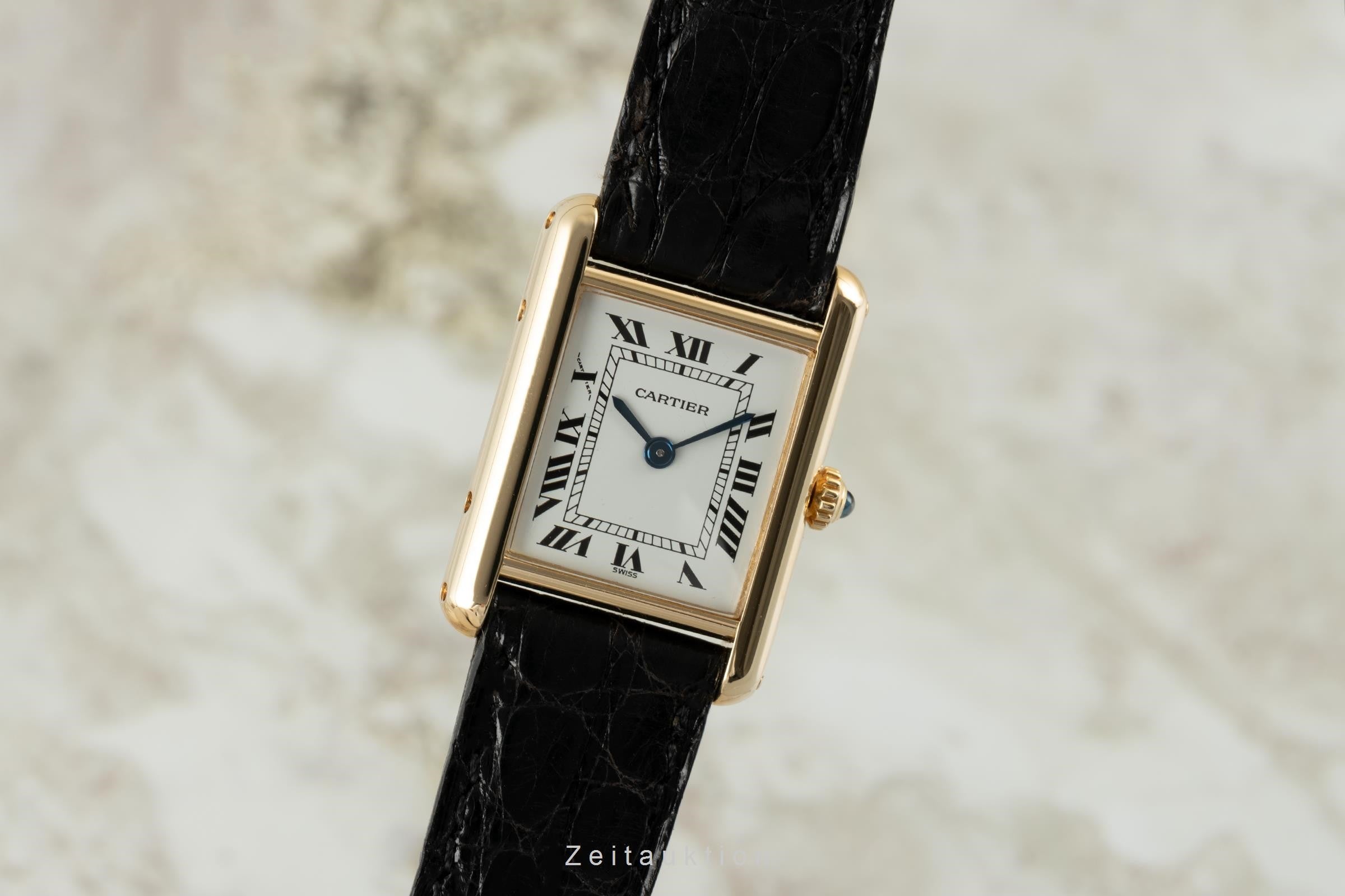 Cartier Tank oro 18 ct quarzo orologio da donna 866001  [2108020]
