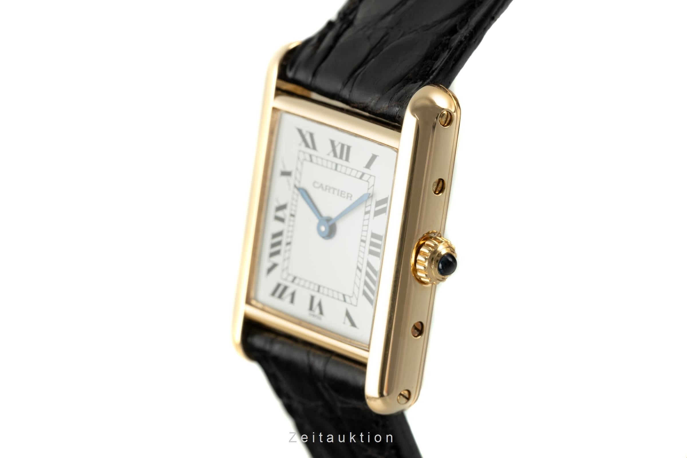 Cartier Tank or 18 ct quartz montre pour femmes 866001  [2108020]