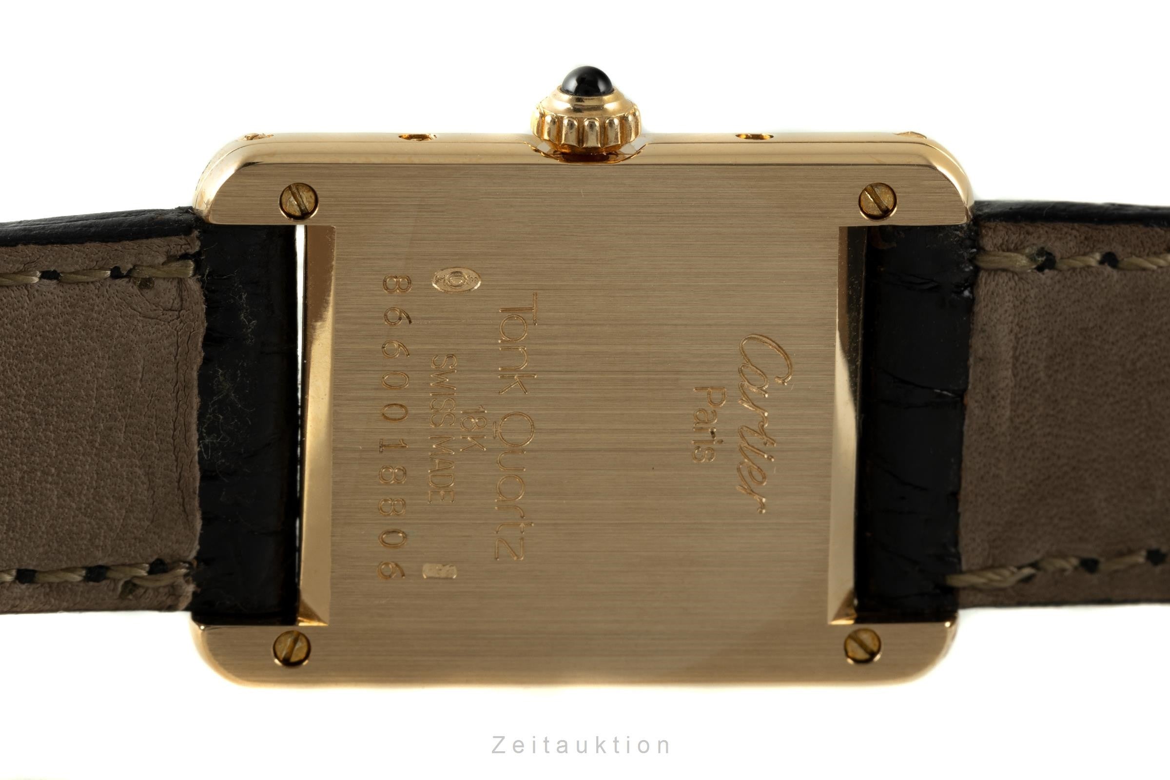 Cartier Tank or 18 ct quartz montre pour femmes 866001  [2108020]