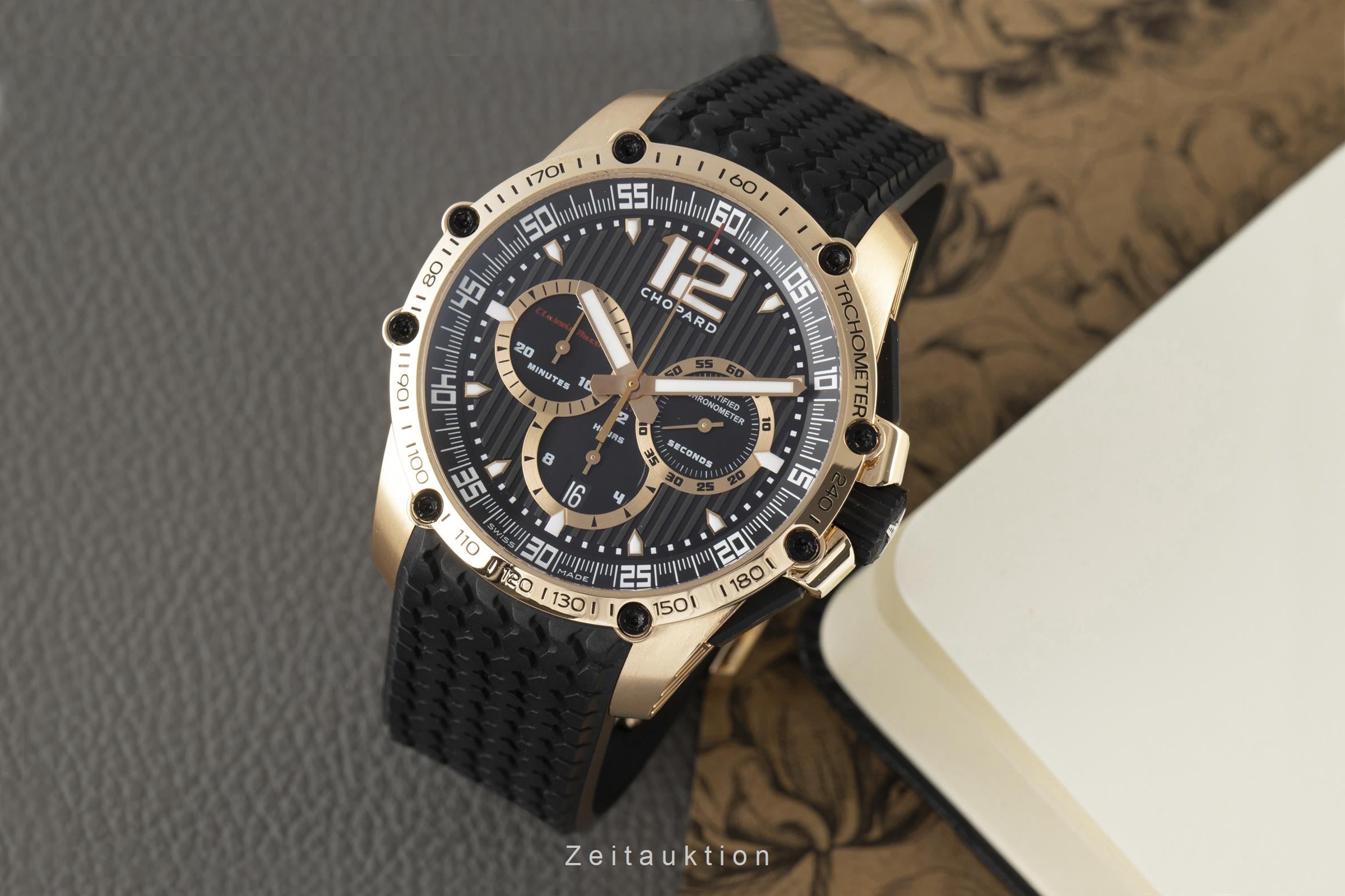 Chopard Classic Racing Superfast Chronograph 18K Gold Automatik Herrenuhr 1276 [2108034]