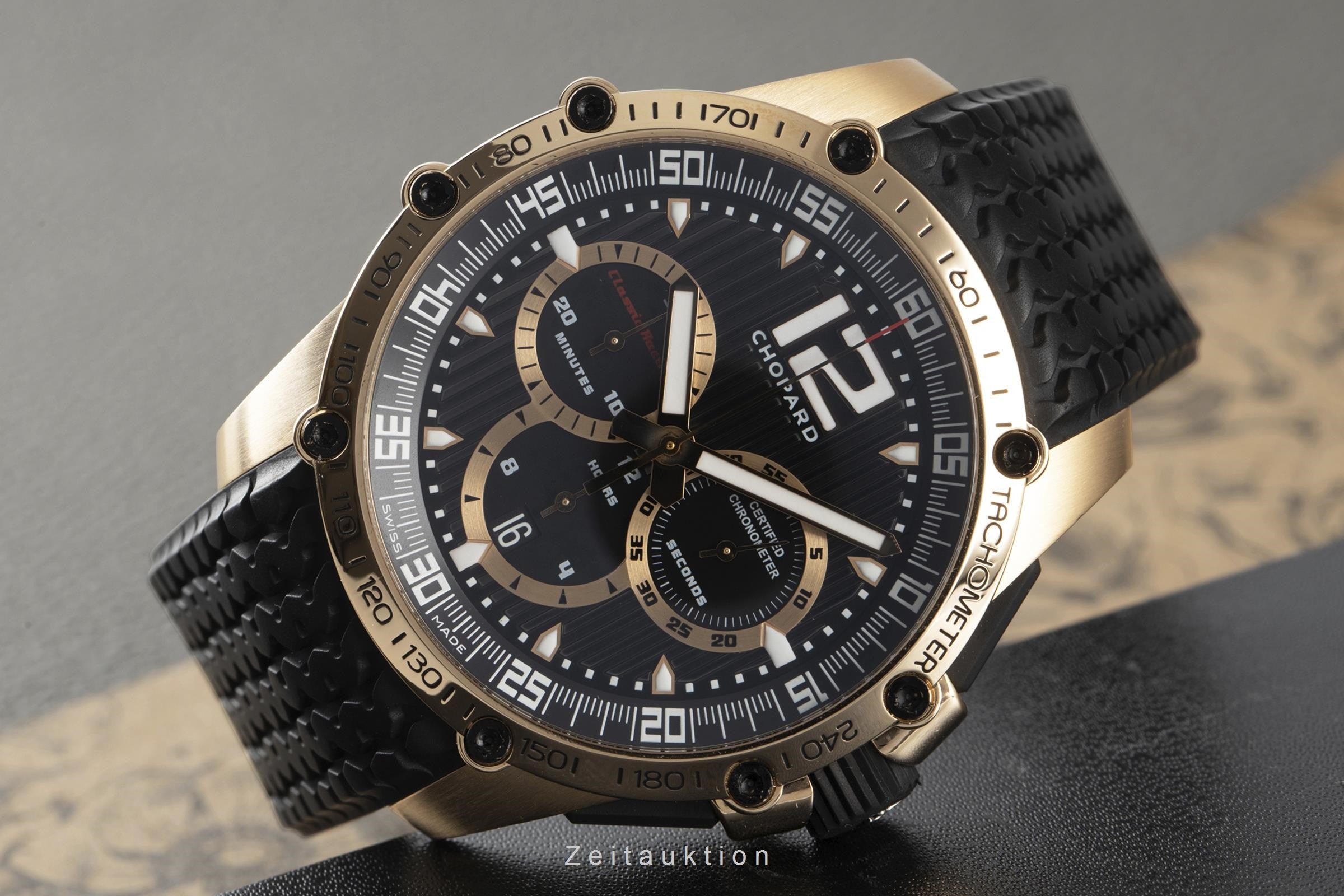 Chopard Classic Racing Superfast Chronograph 18K Gold Automatik Herrenuhr 1276 [2108034]