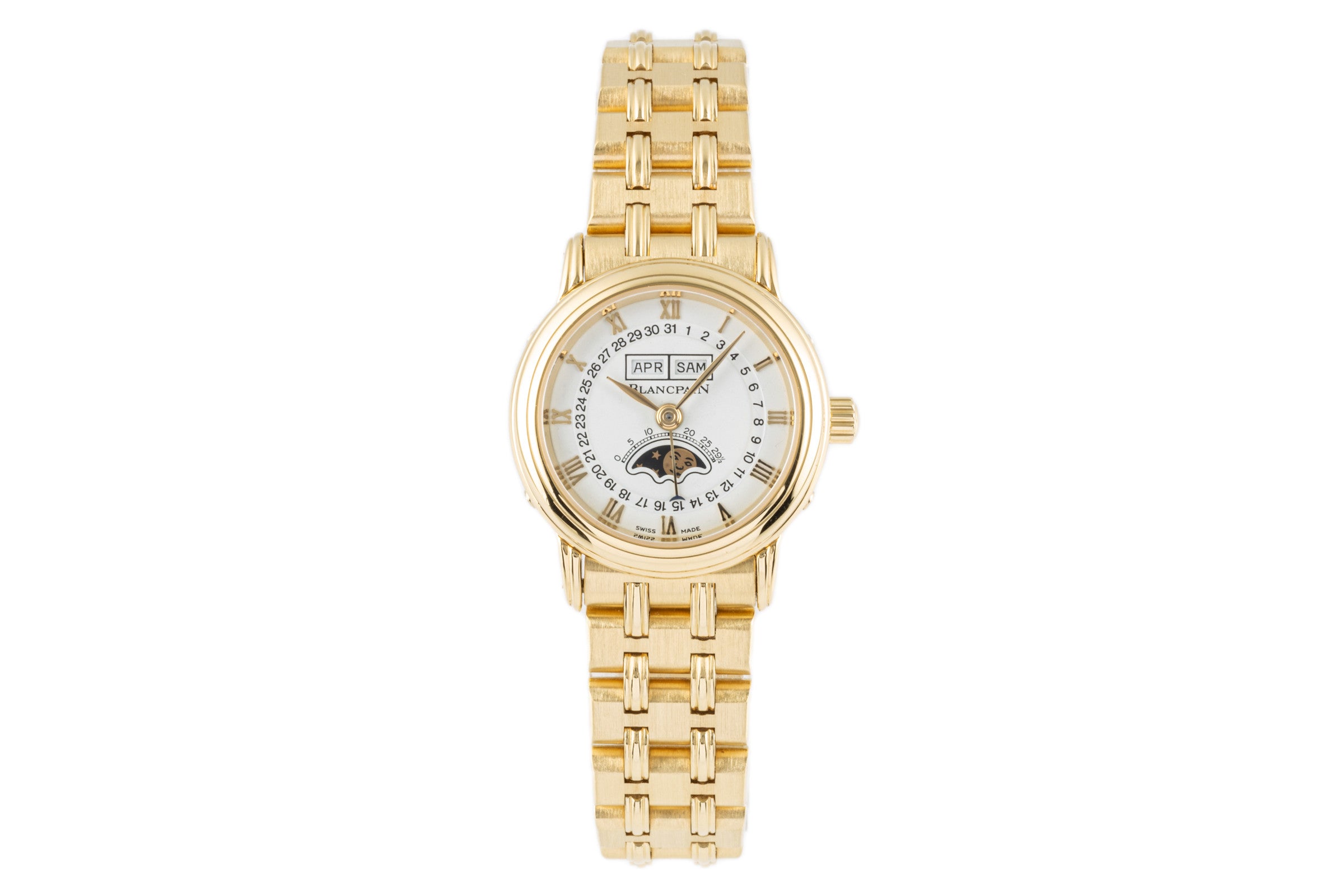 Blancpain Villeret Mondphase Kalender 18K (0,750) Gold Automatik Ref. 6395-1418 [2108043]