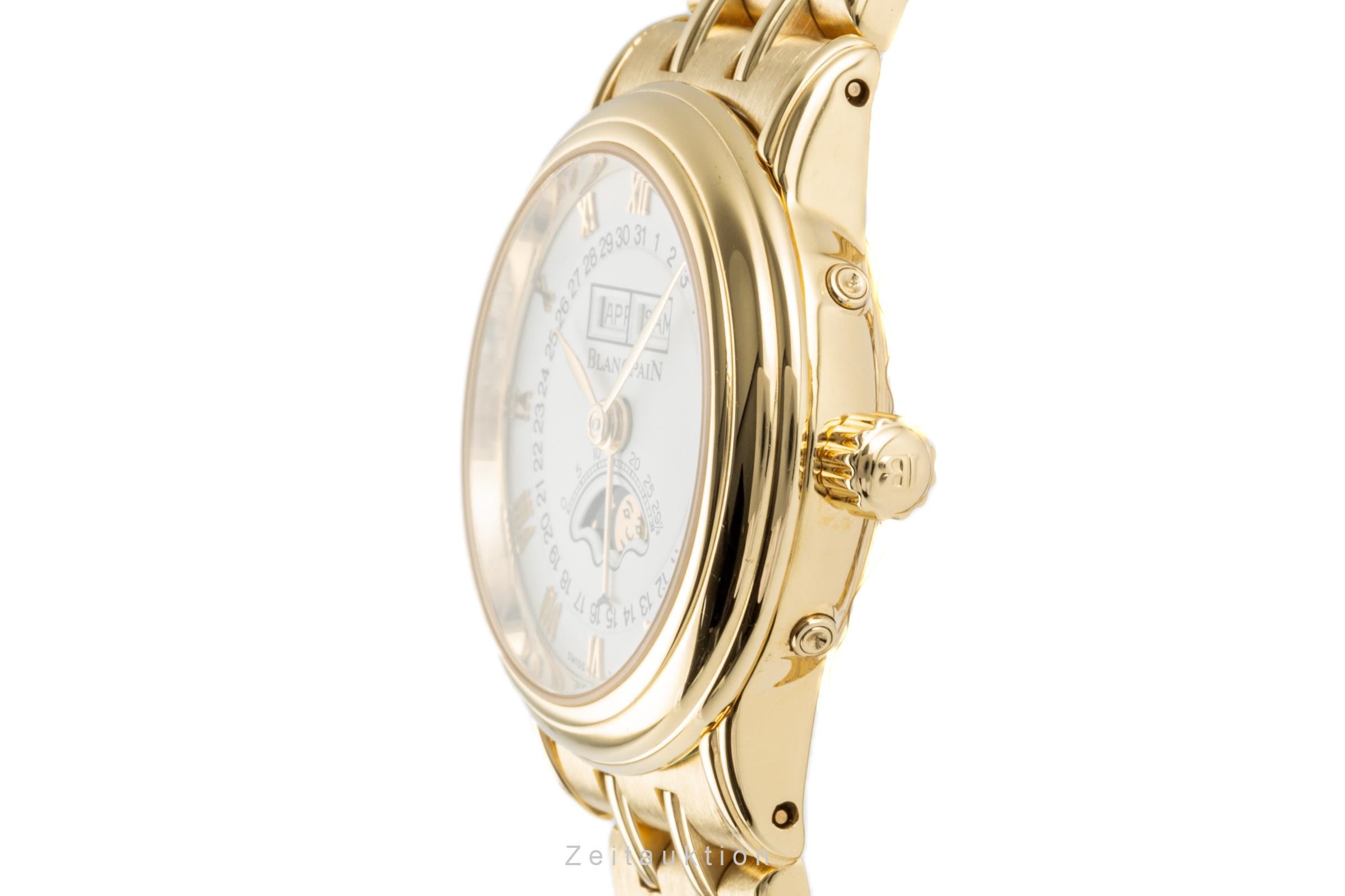 Blancpain Villeret Mondphase Kalender 18K (0,750) Gold Automatik Ref. 6395-1418 [2108043]