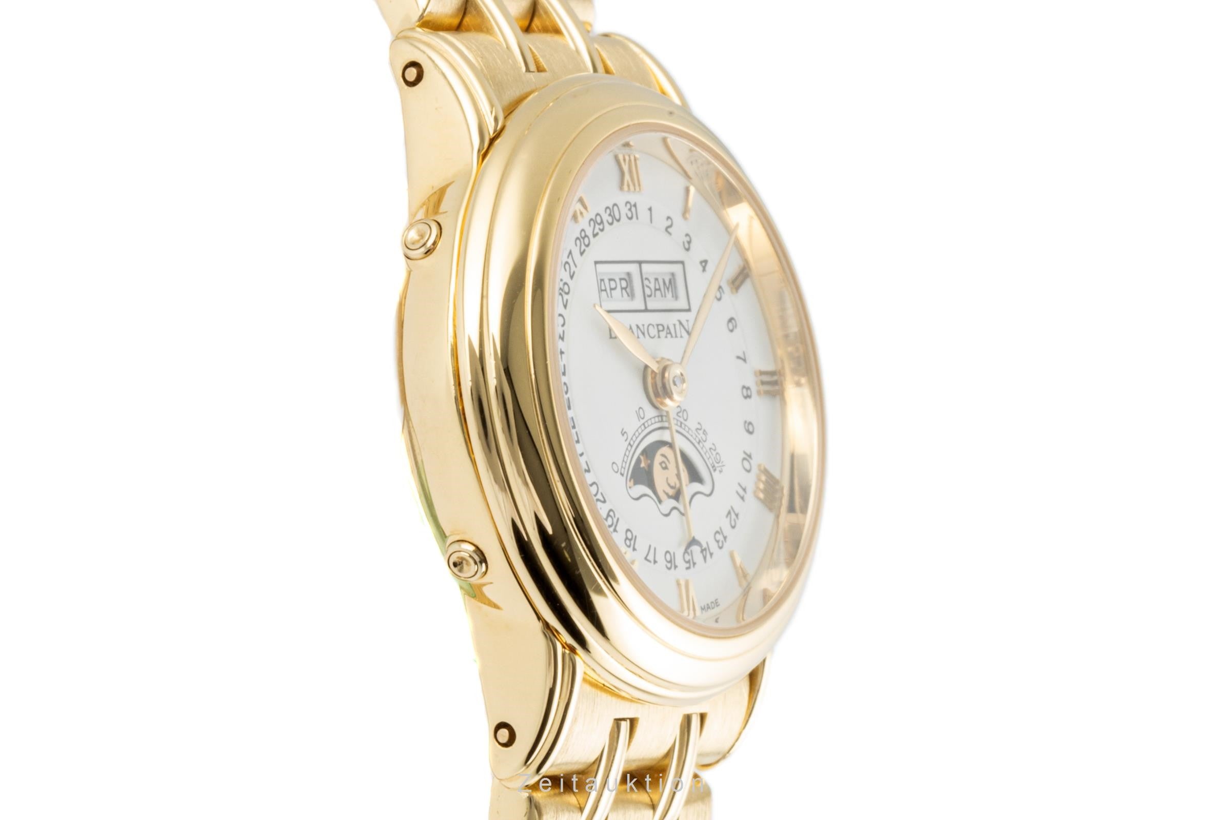 Blancpain Villeret Mondphase Kalender 18K (0,750) Gold Automatik Ref. 6395-1418 [2108043]