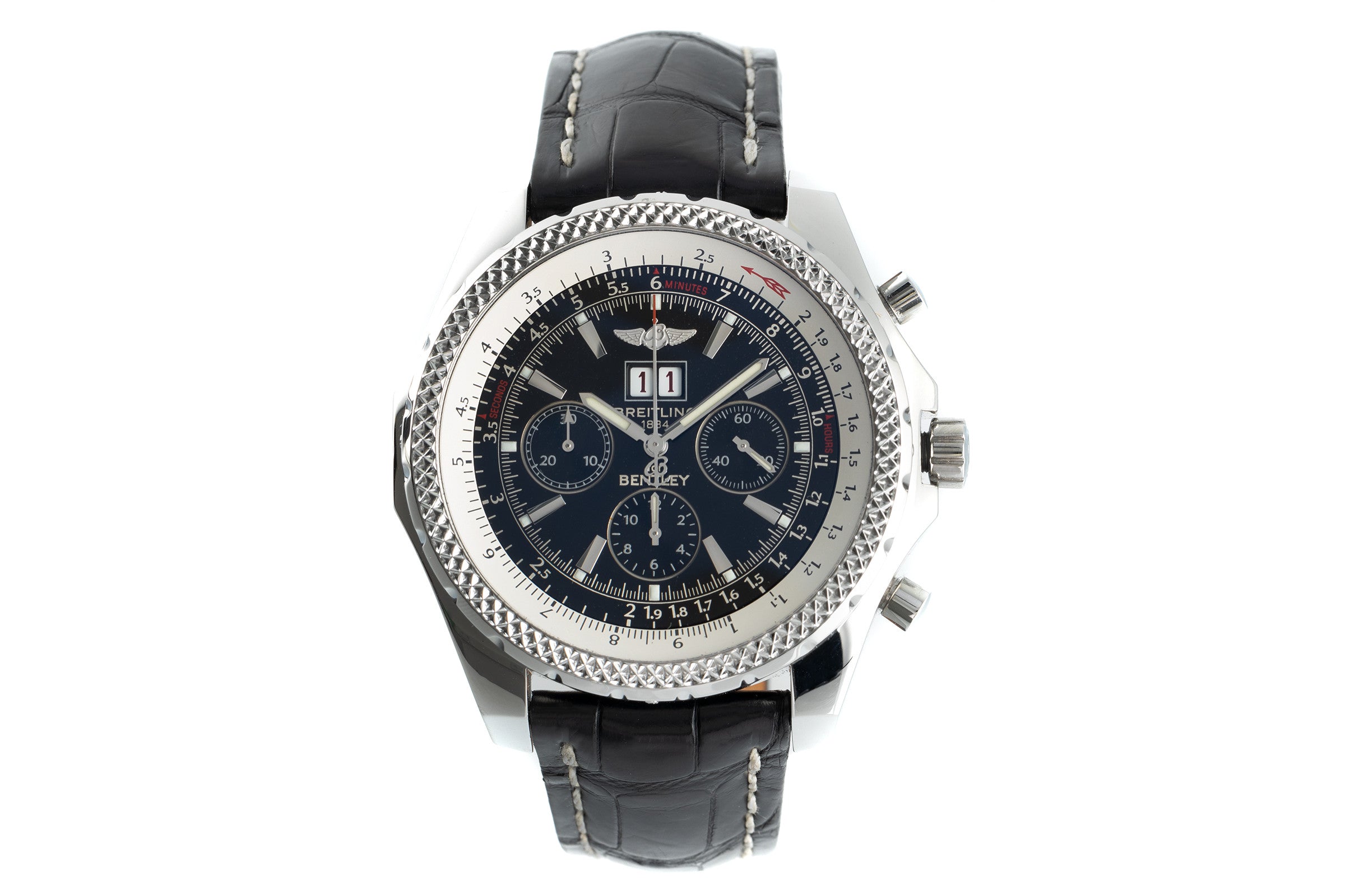 Breitling Bentley 6.75 Chronograph Automatik Edelstahl Herrenuhr Ref. A44362  [2108049]