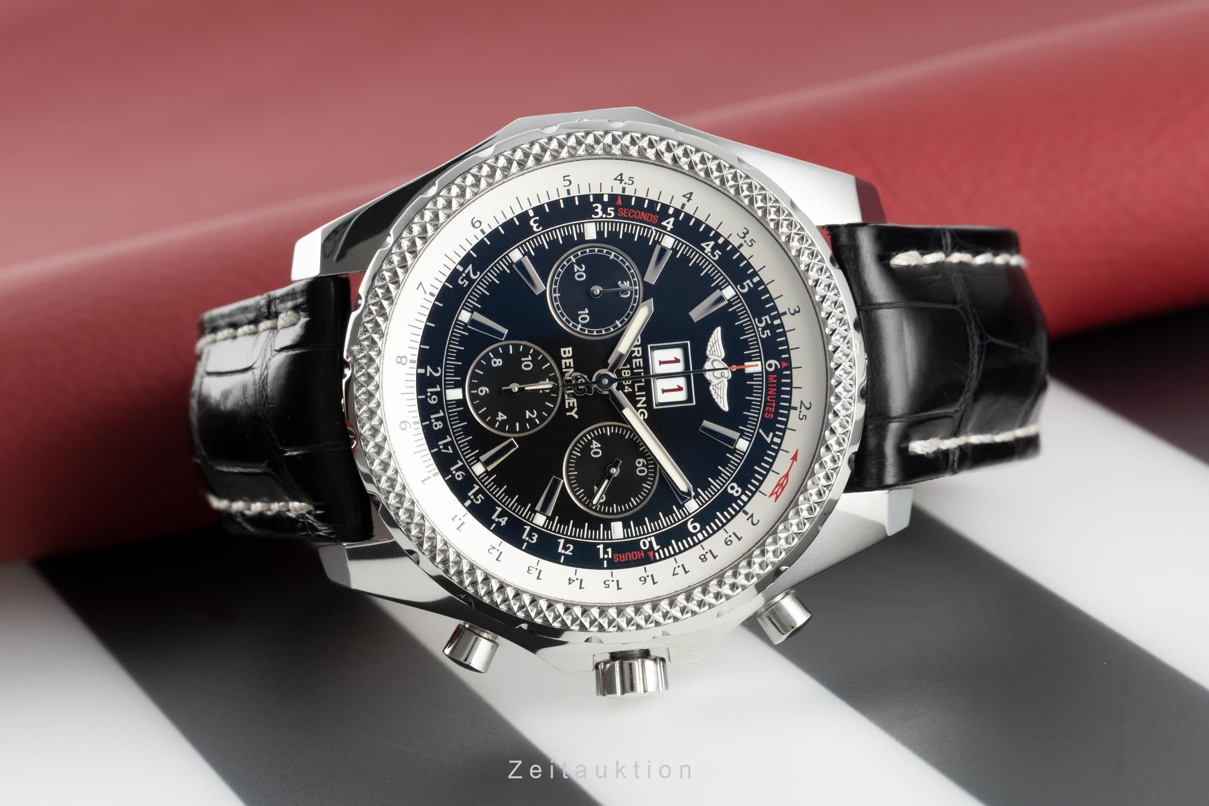 Breitling Bentley 6.75 Chronograph Automatik Edelstahl Herrenuhr Ref. A44362  [2108049]