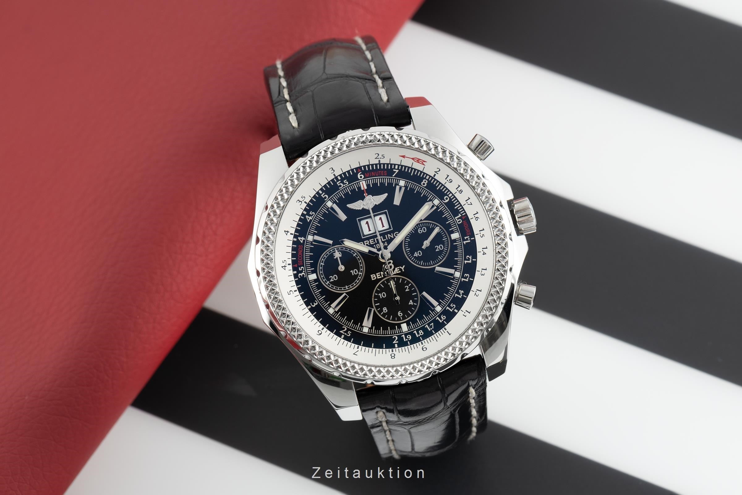 Breitling Bentley 6.75 Chronograph Automatik Edelstahl Herrenuhr Ref. A44362  [2108049]