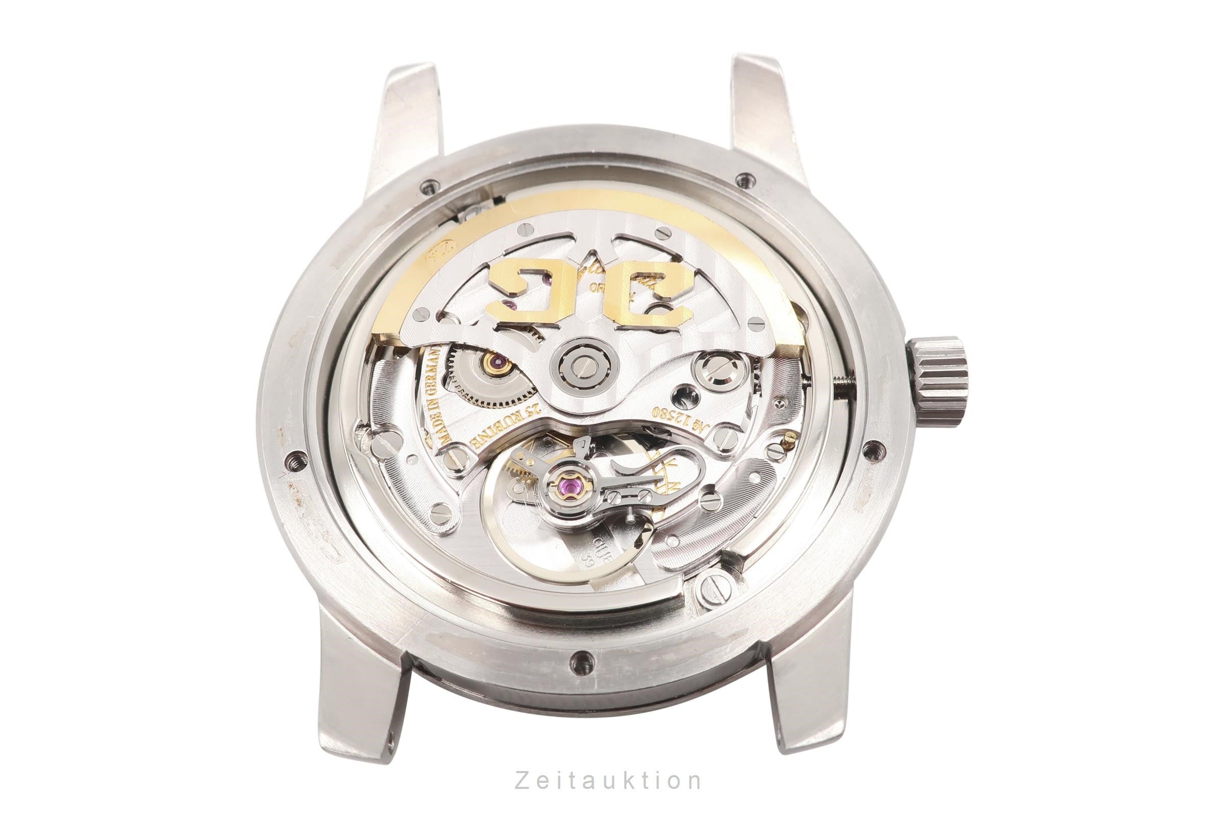 Glashütte Navigator acero automático reloj para caballeros 39-11-07-07-04   [2108176]