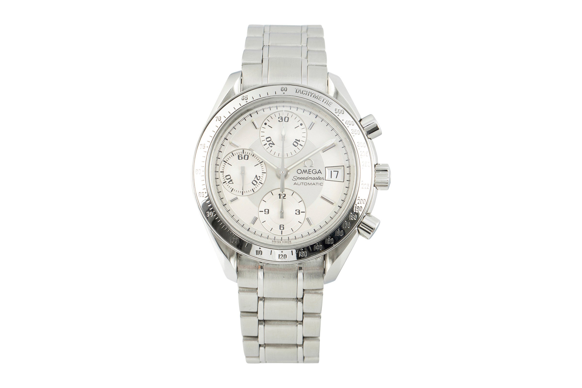 Omega Speedmaster chronograph steel automatic men's watch 175.0083  [2108221]