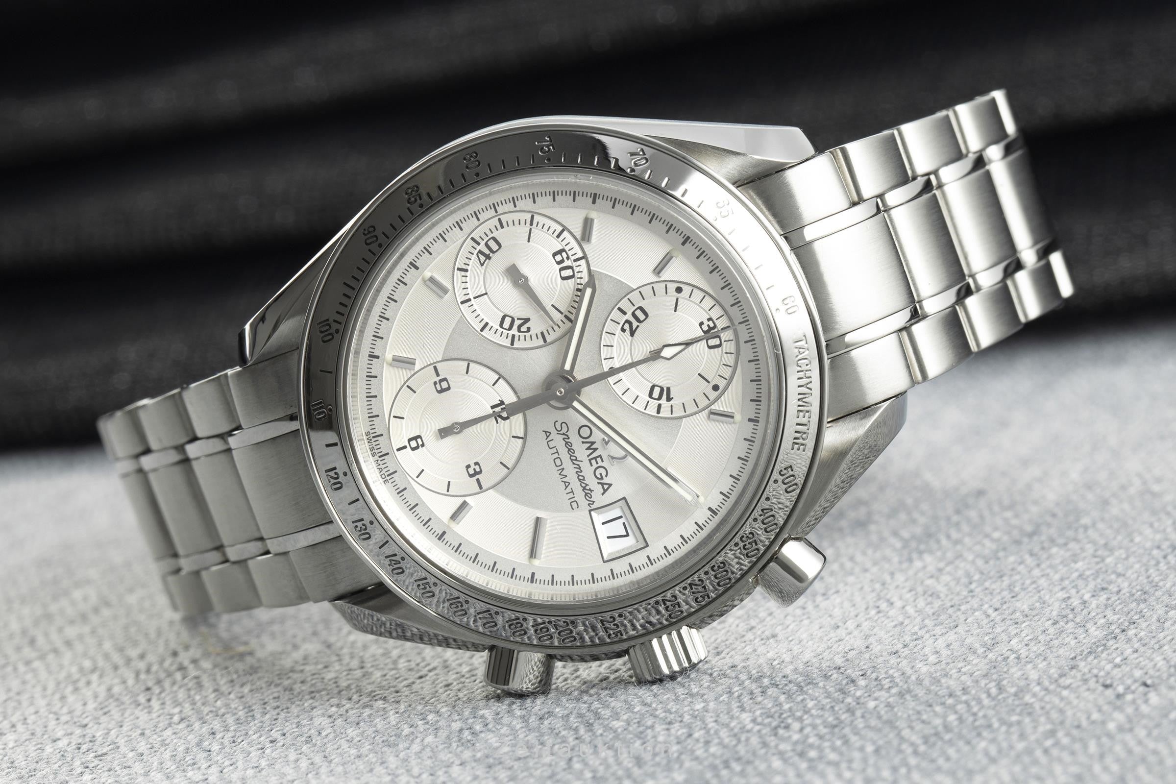 Omega Speedmaster chronograph steel automatic men's watch 175.0083  [2108221]
