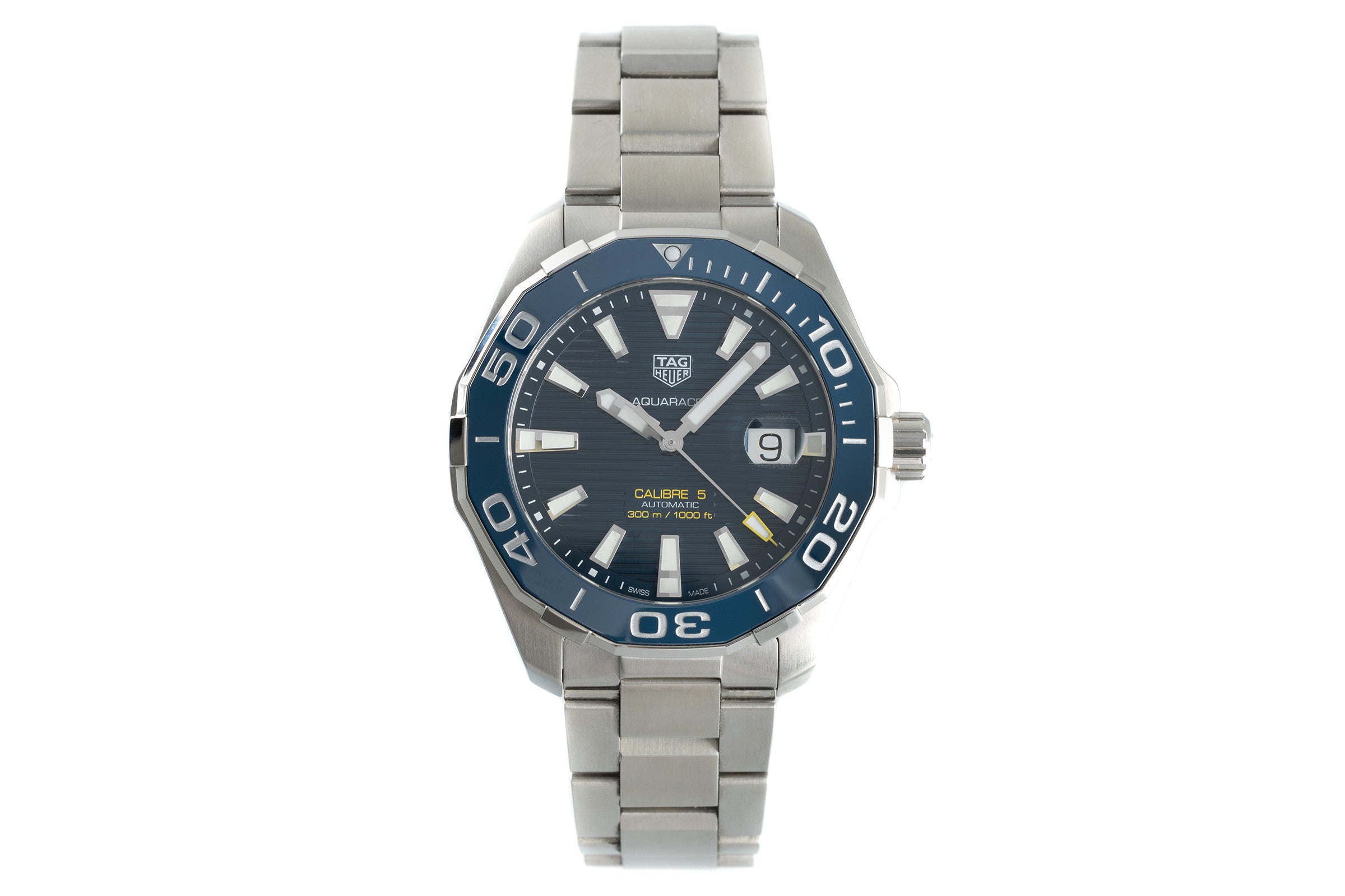 Tag Heuer Aquaracer steel automatic men's watch WAY201B.BA0927 LP: 2600EUR  [2108236]