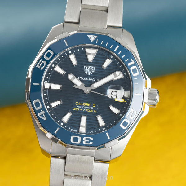 Tag Heuer Aquaracer steel automatic men's watch WAY201B.BA0927 LP: 2600EUR  [2108236]