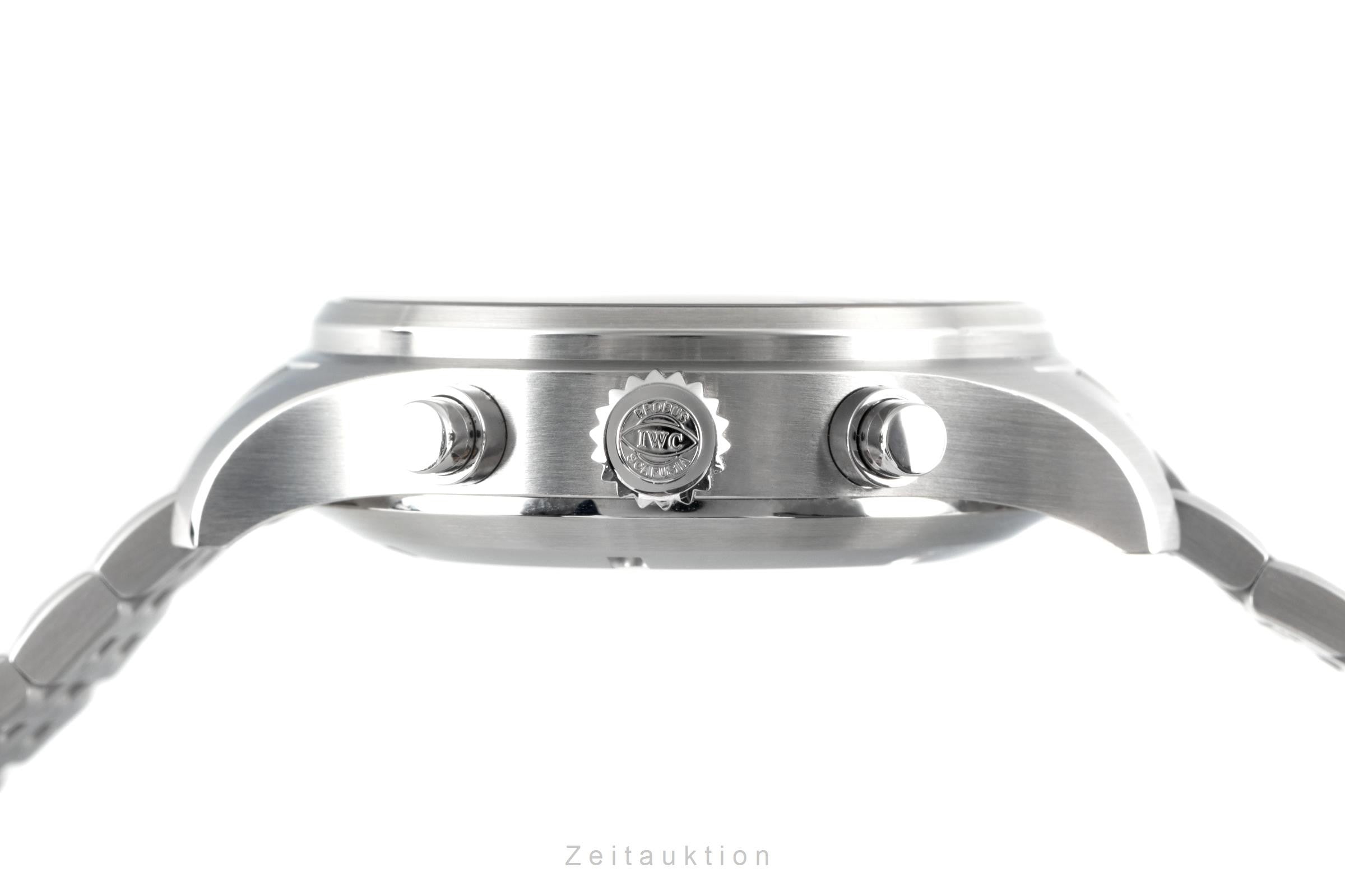 IWC Pilot chronographe acier automatique montre pour hommes 3777  [2108302]