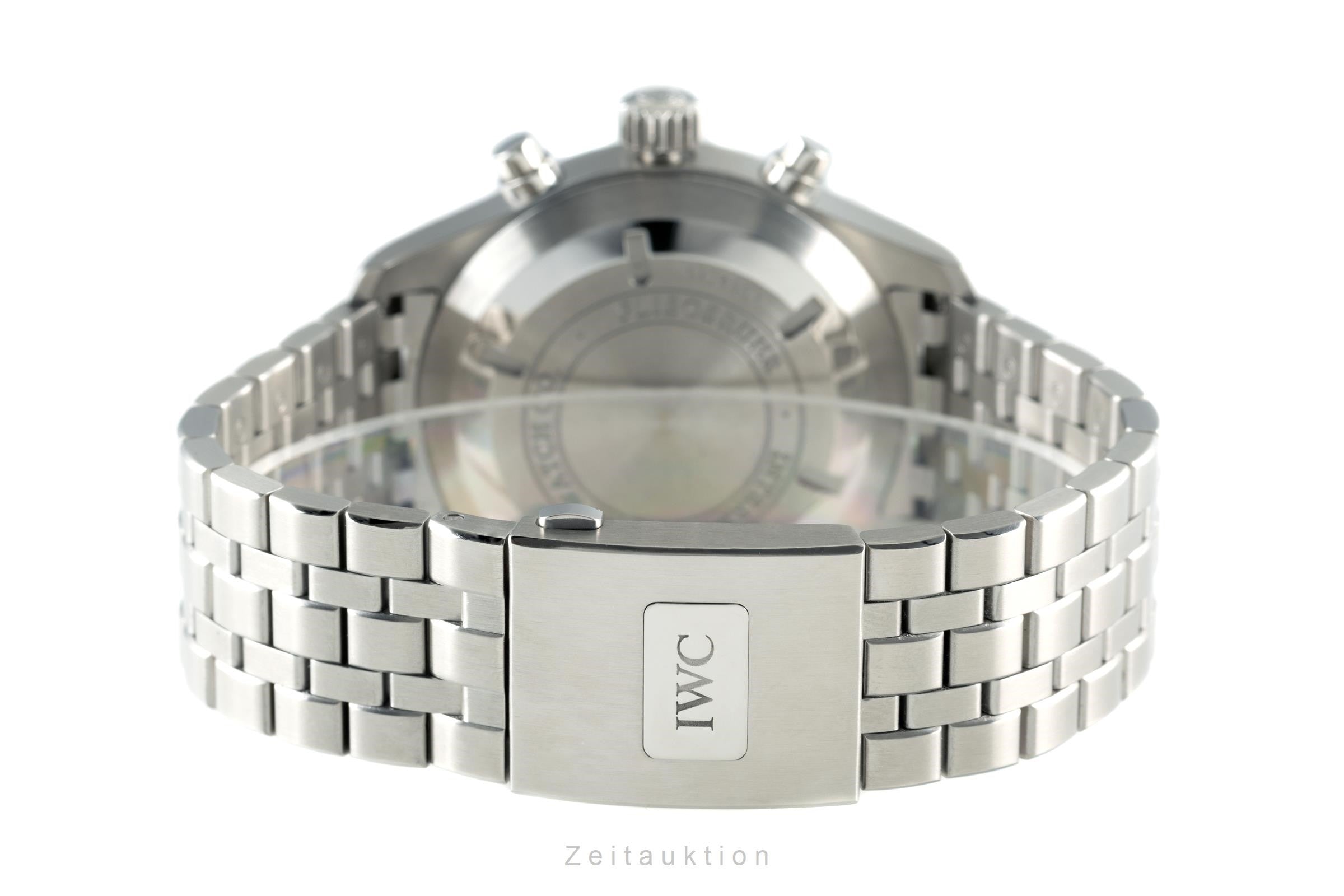 IWC Pilot chronographe acier automatique montre pour hommes 3777  [2108302]