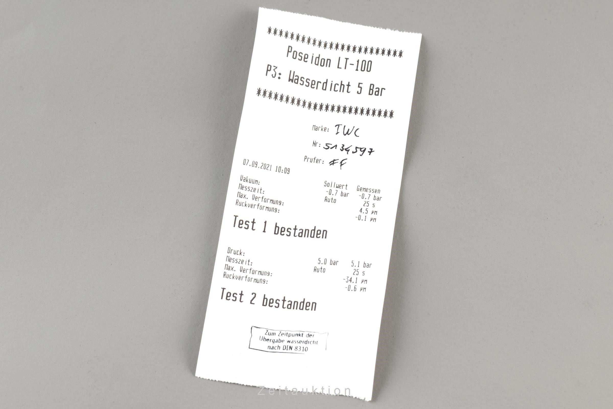 IWC Pilot chronographe acier automatique montre pour hommes 3777  [2108302]