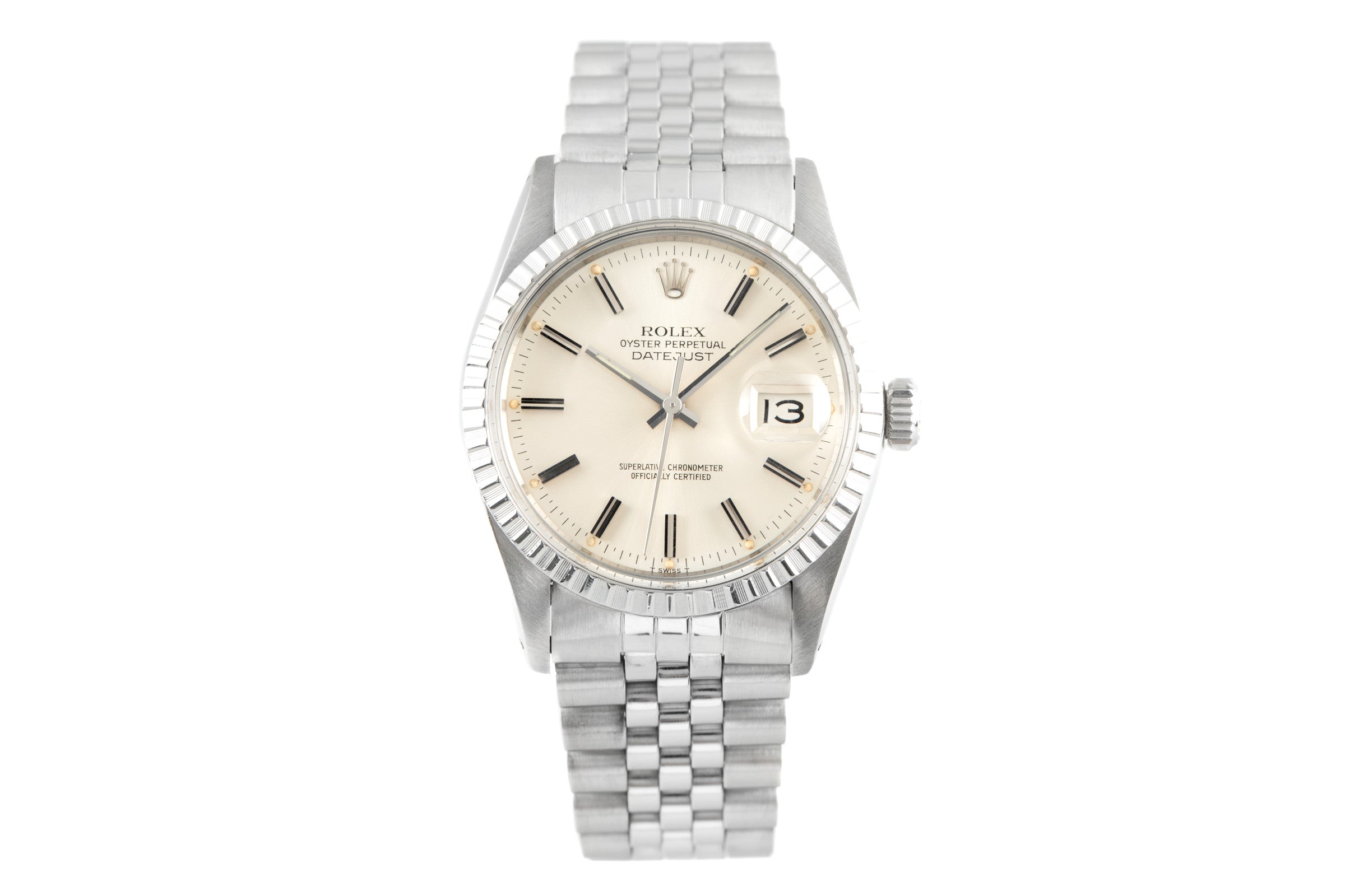 Rolex Datejust 36 Automatik Edelstahl Herrenuhr Oyster Perpetual Ref. 16030 [2108323]