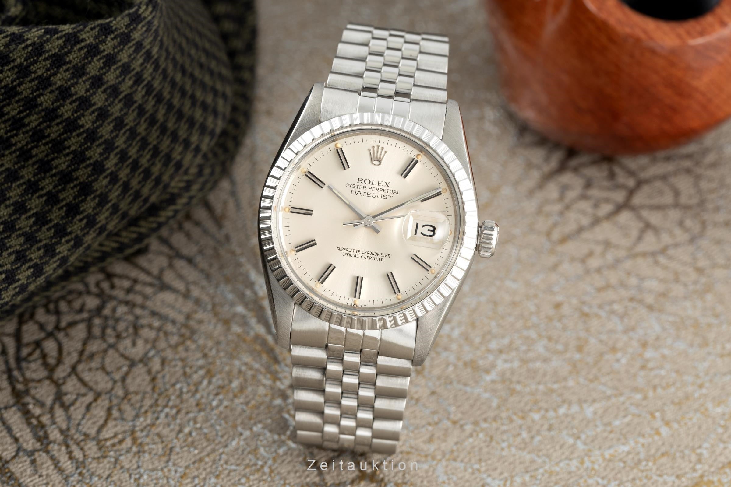Rolex Datejust 36 Automatik Edelstahl Herrenuhr Oyster Perpetual Ref. 16030 [2108323]