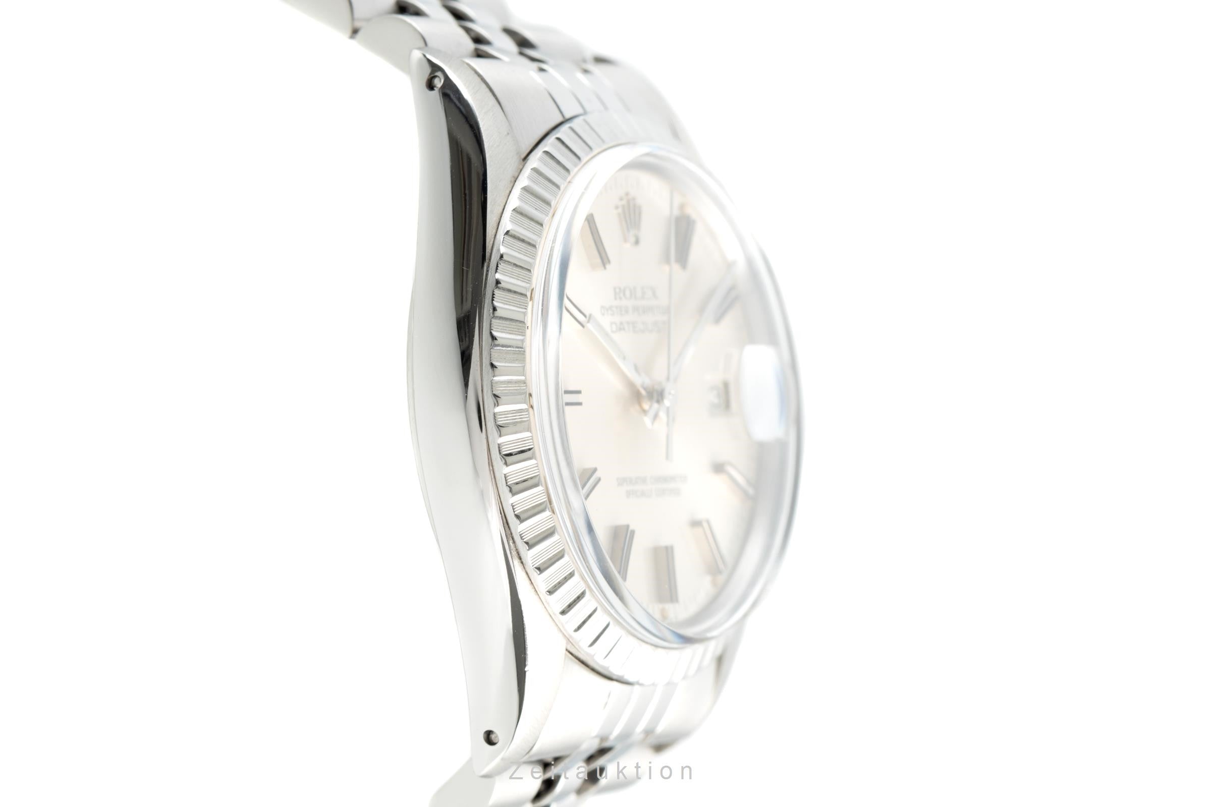 Rolex Datejust 36 Automatik Edelstahl Herrenuhr Oyster Perpetual Ref. 16030 [2108323]