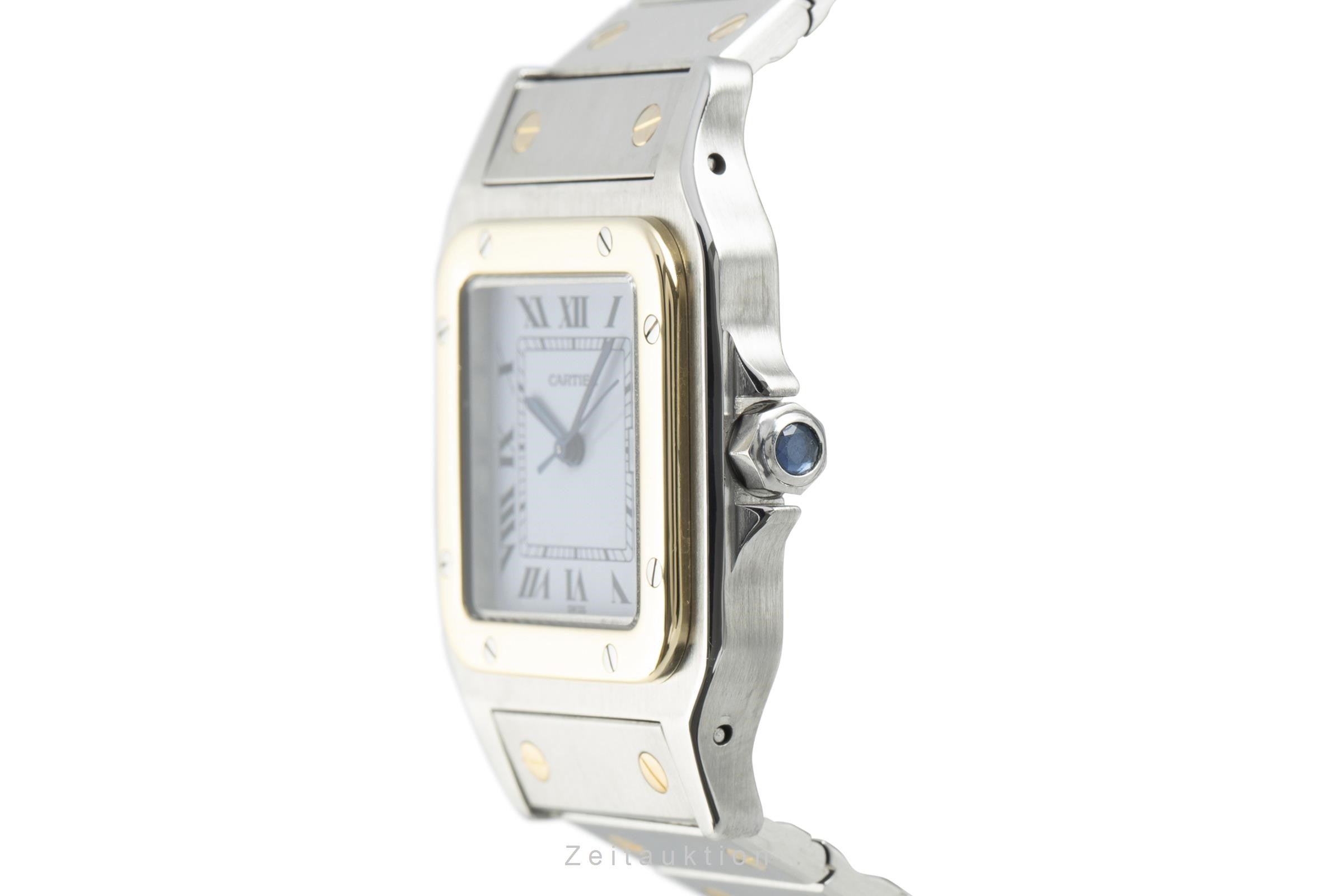 Cartier Santos steel / gold automatic men's watch 2961  [2108391]